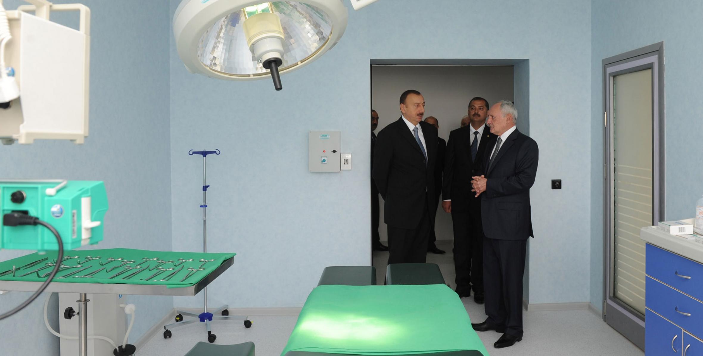 Ilham Aliyev reviewed the major overhaul of the Imishli central district hospital