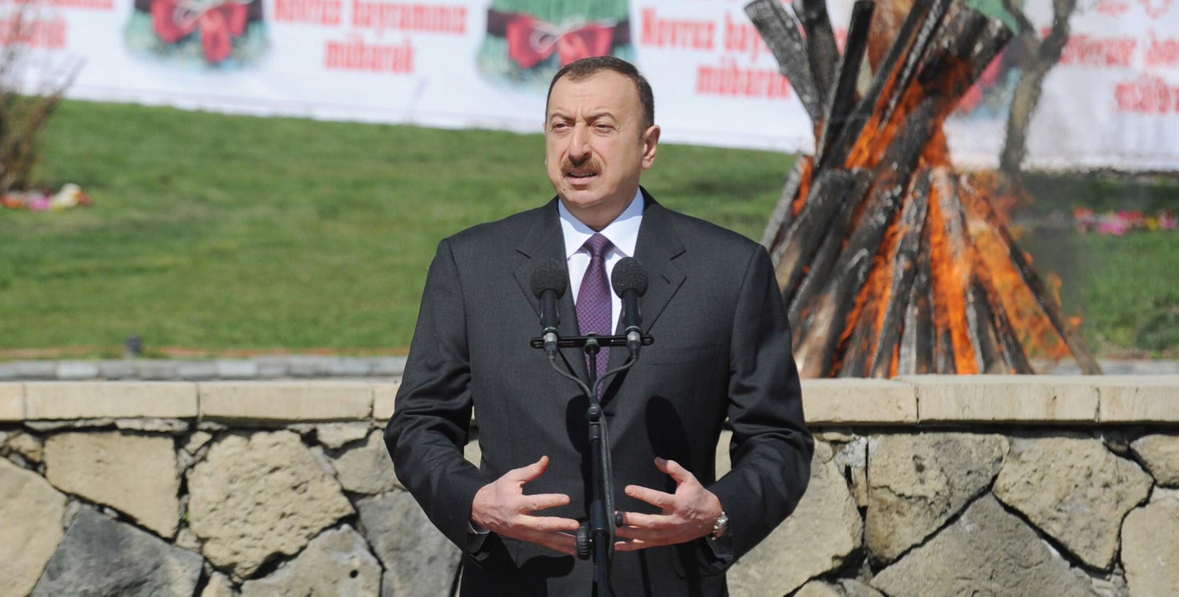 Речь Ильхама Алиева на празднествах по случаю Новруз байрамы