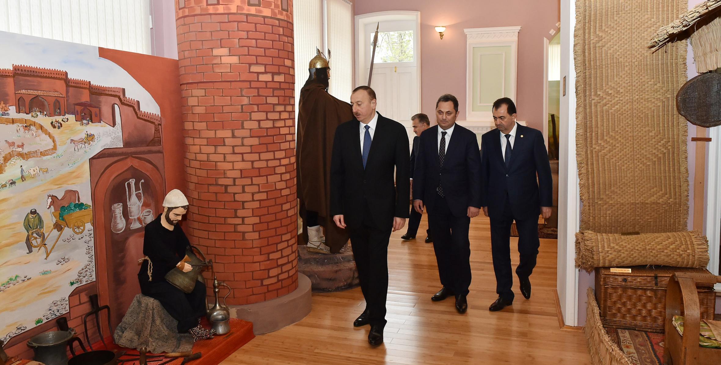 Visit of Ilham Aliyev to Astara and Lankaran