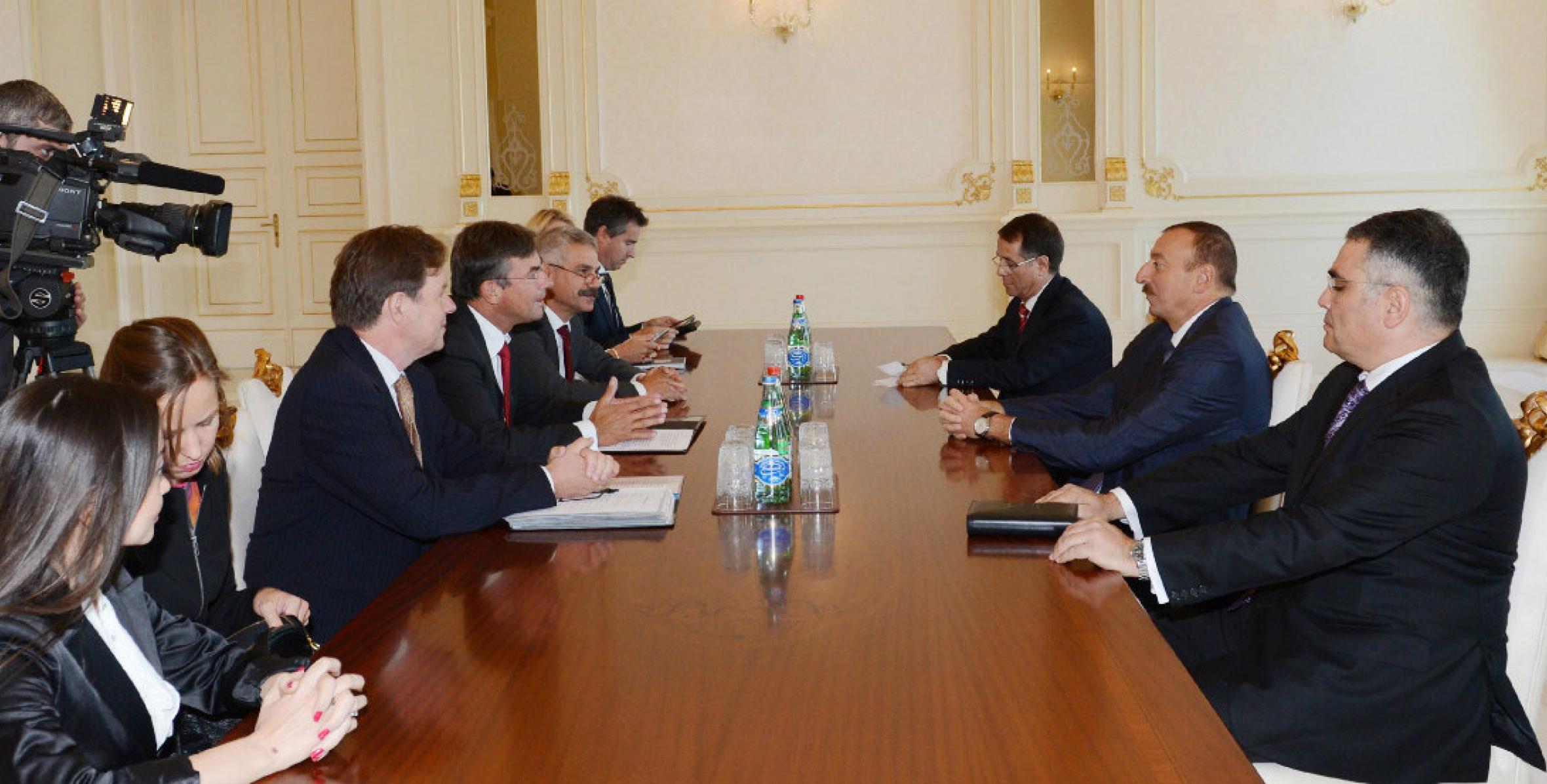 Ilham Aliyev received a delegation led by the Deputy Prime Minister of the Netherlands