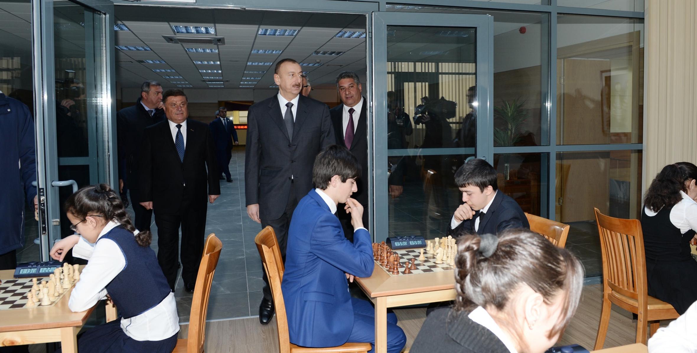 Ильхам Алиев принял участие в открытии Гейгельского Олимпийского спортивного комплекса