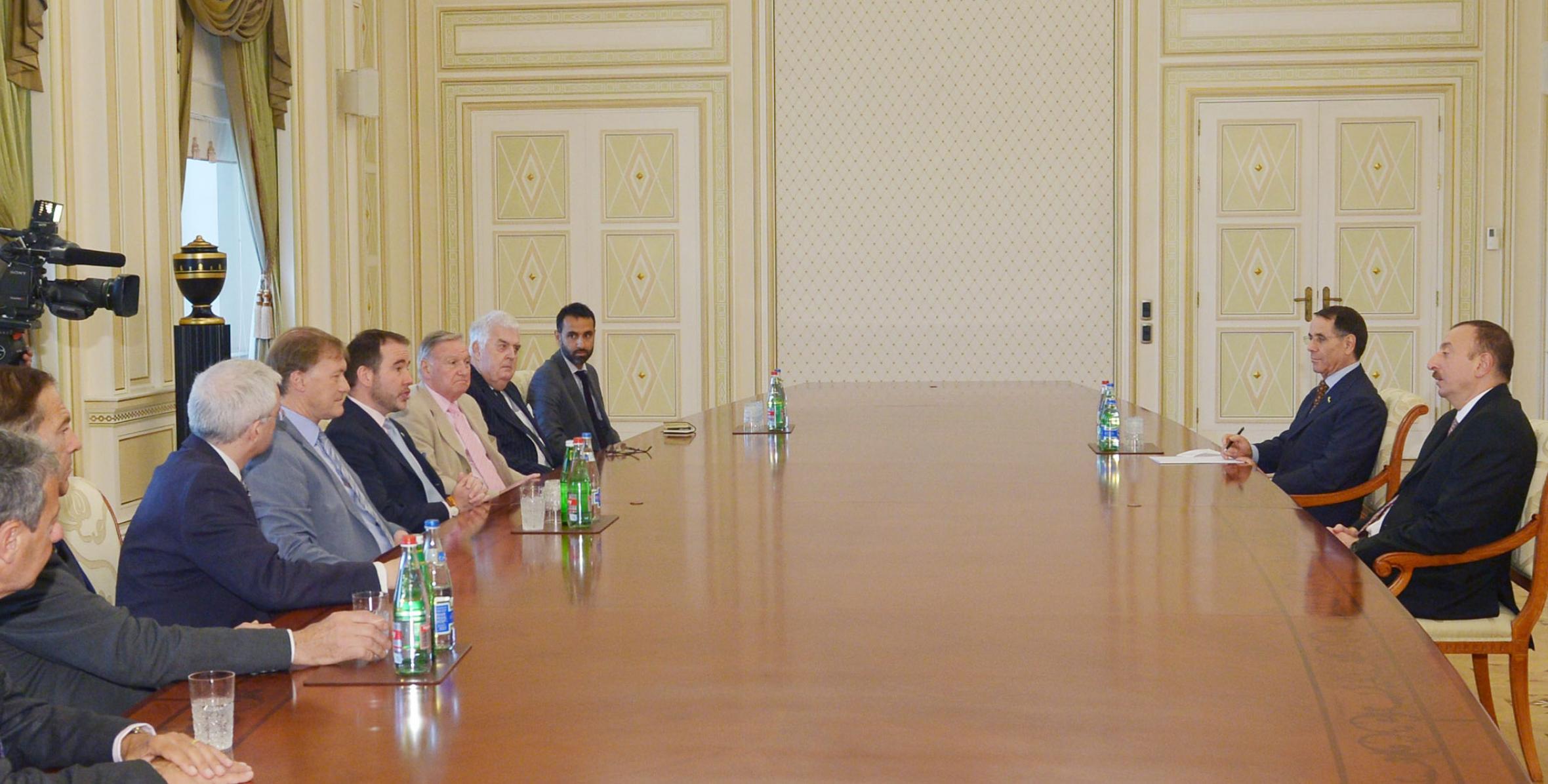 Ilham Aliyev received a delegation led by the chairman of the UK–Azerbaijan parliamentary friendship group