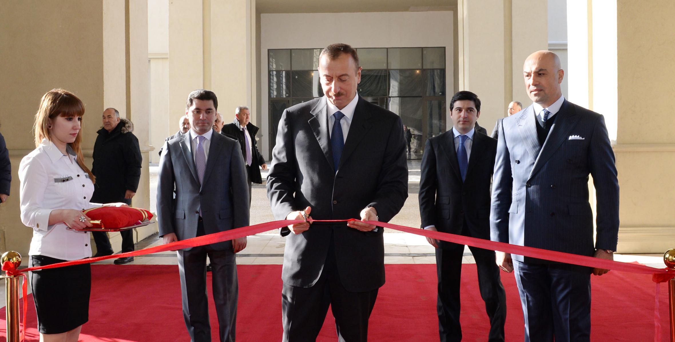 Visit of Ilham Aliyev to northern region