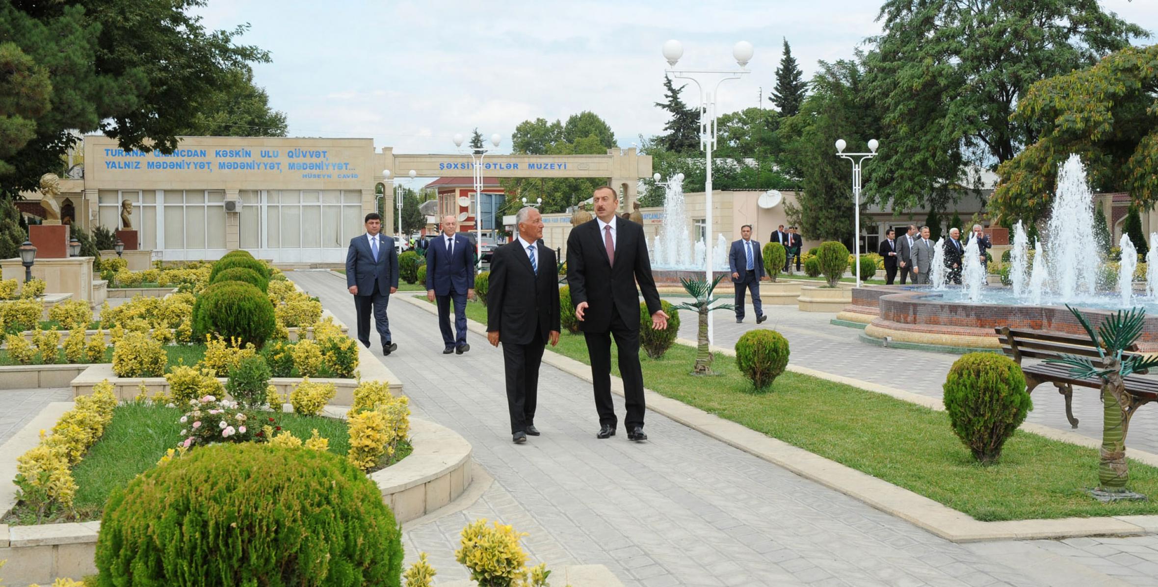 Ilham Aliyev reviewed the Museum of Outstanding Personalities in Khachmaz