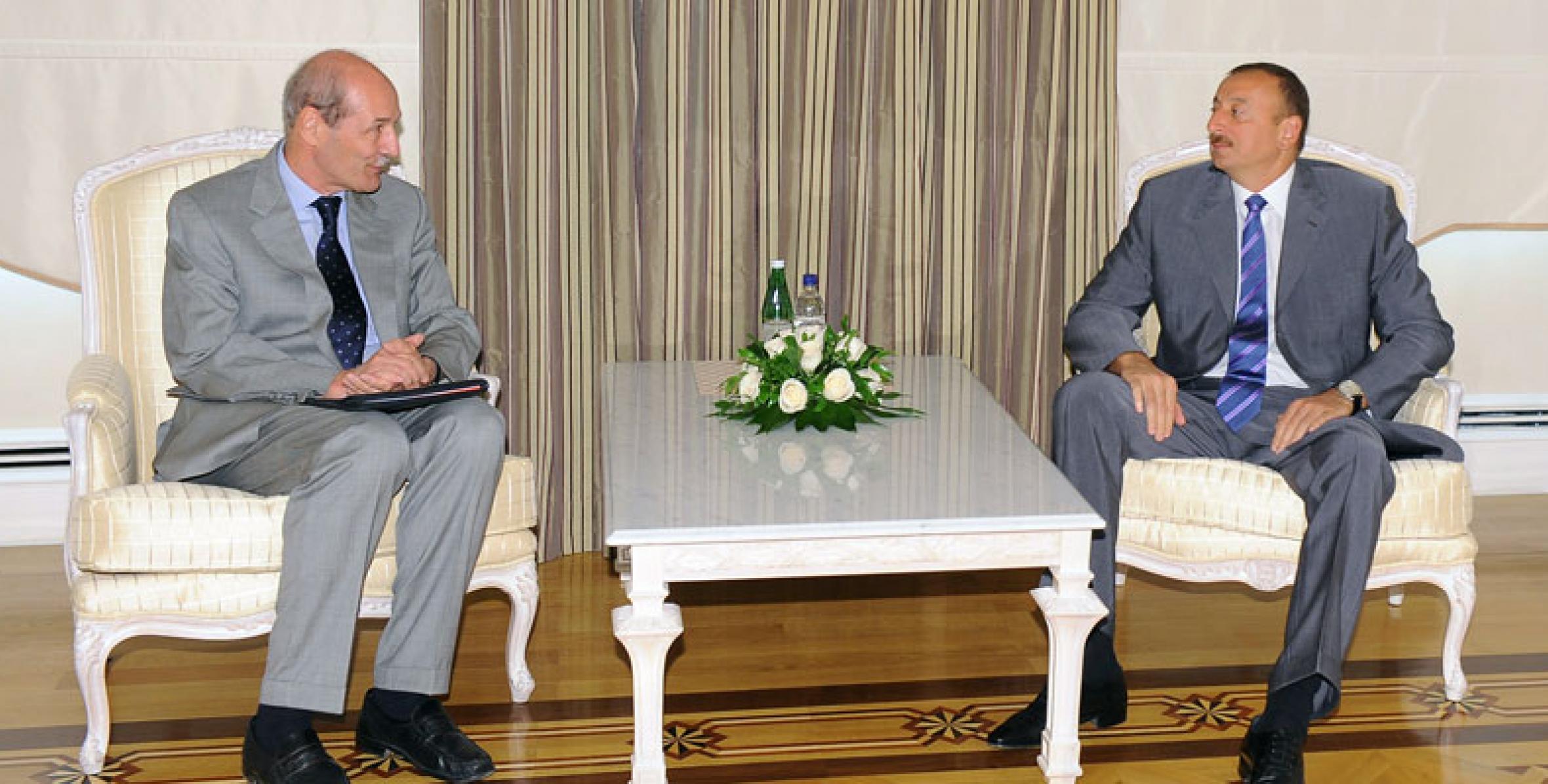 Ilham Aliyev received outgoing German ambassador