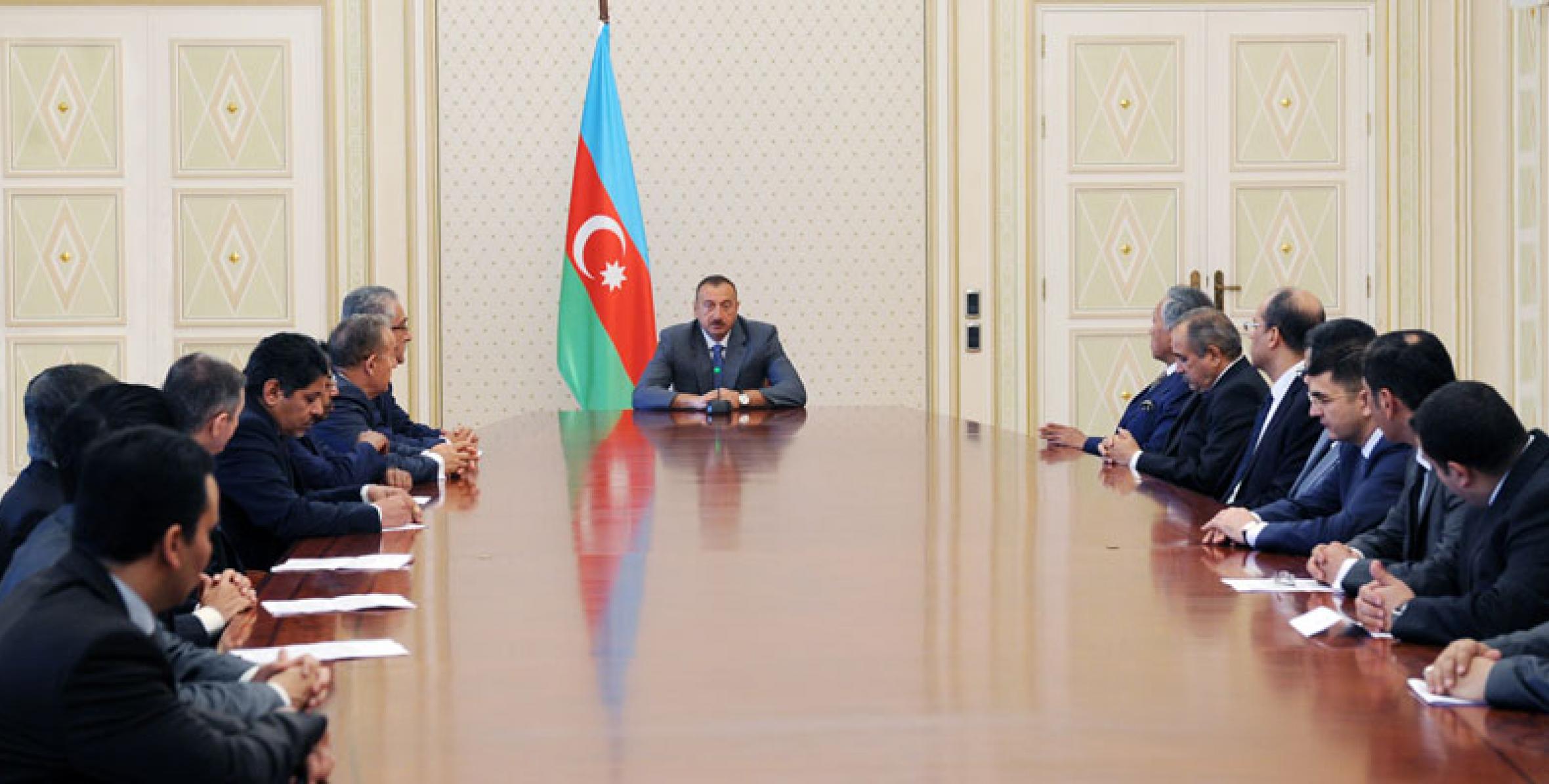 Ilham Aliyev received ambassadors and heads of diplomatic missions of Muslim countries in Azerbaijan