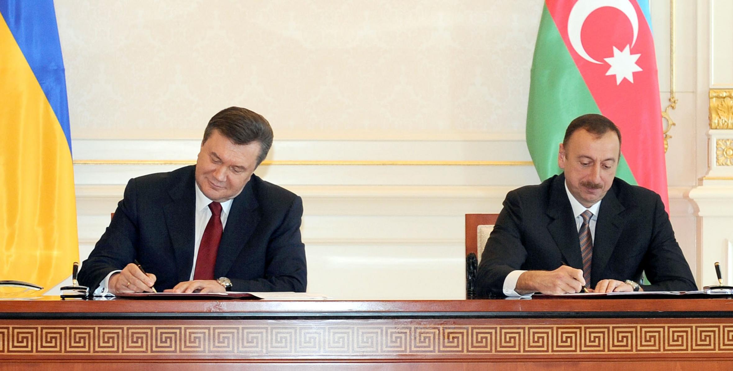 A document signing ceremony took place between Azerbaijan and Ukraine