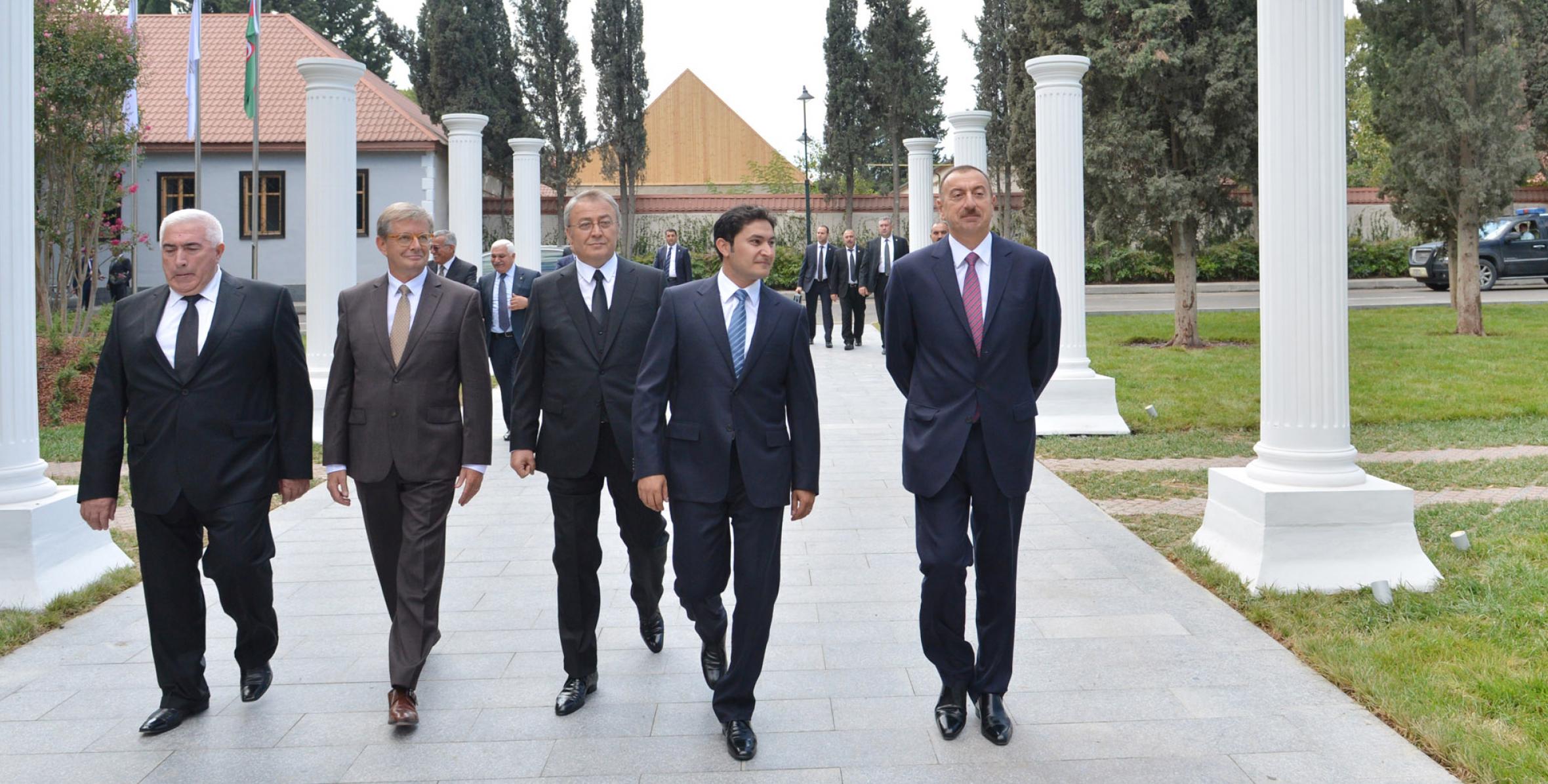 Ilham Aliyev attended the opening of the Excelsior Hotel in Shamkir