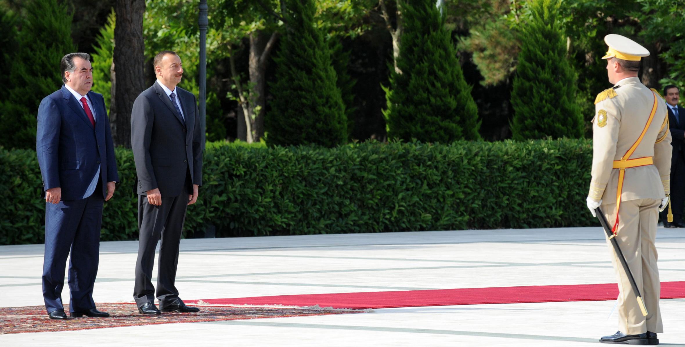 Official welcoming ceremony of the President of the Republic of Tajikistan Emomalii Rahmon was held