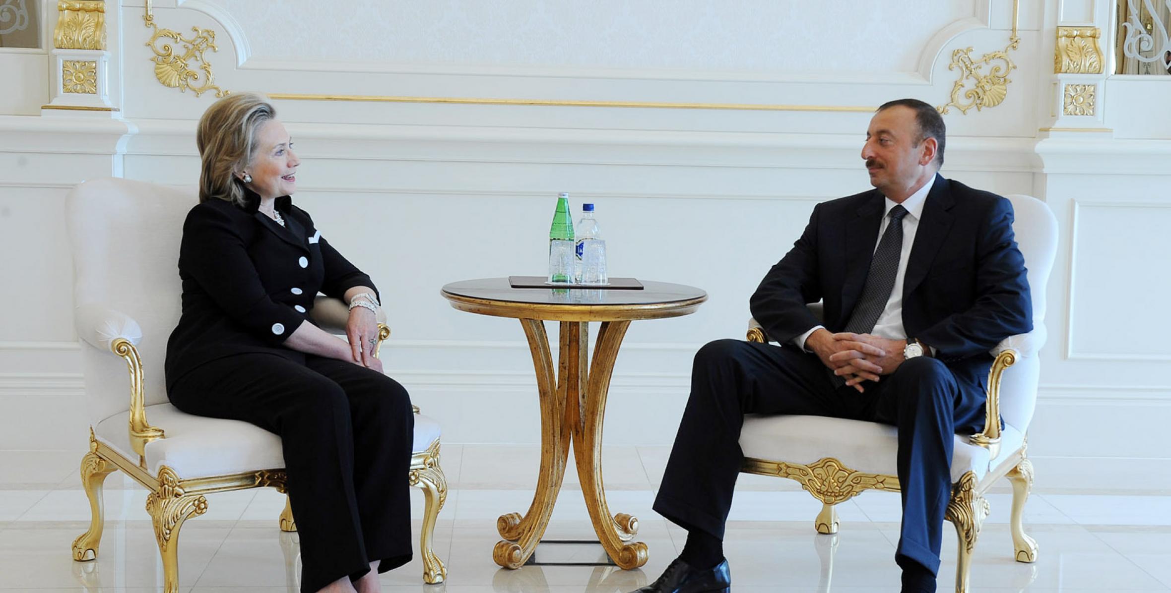 Ilham Aliyev received US State Secretary Hillary Clinton / 04 July 2010