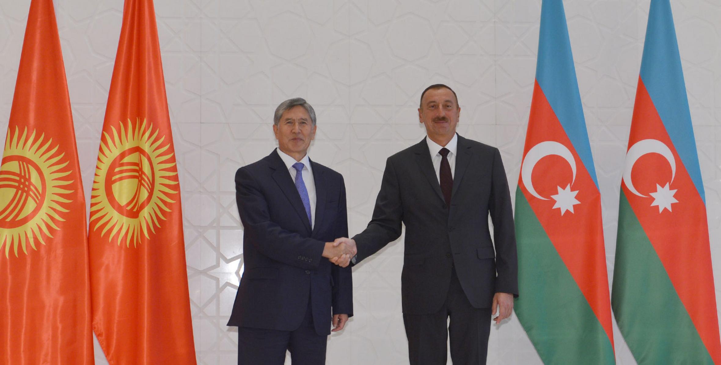 В Габале состоялась встреча Ильхама Алиева и Президента Кыргызской Республики Алмазбека Атамбаева