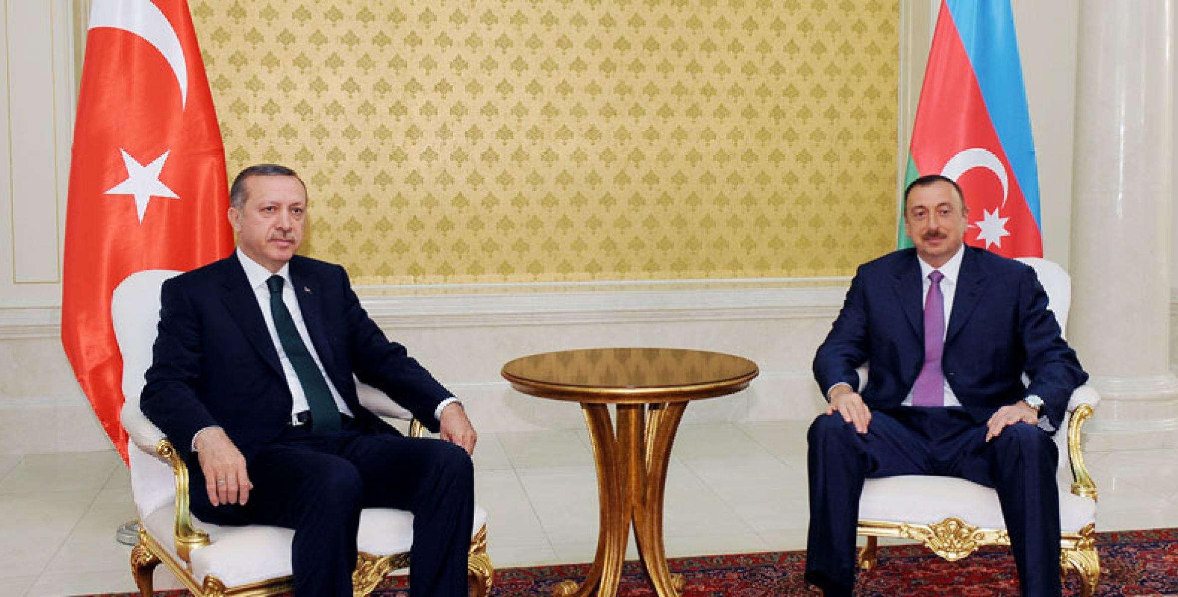 Состоялась встреча Ильхама Алиева и Премьер-министра Турции Реджепа Тайиба Эрдогана один на один