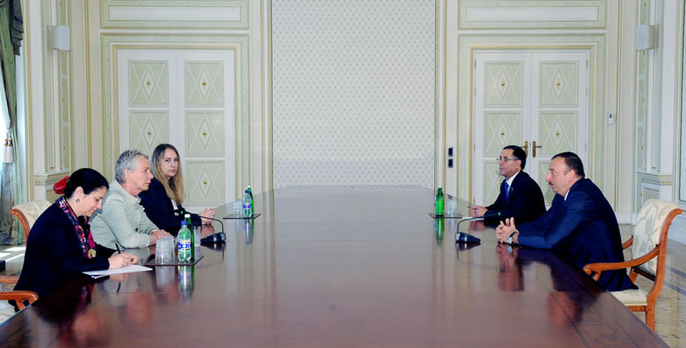 Ilham Aliyev received the Deputy Secretary General of the Council of Europe