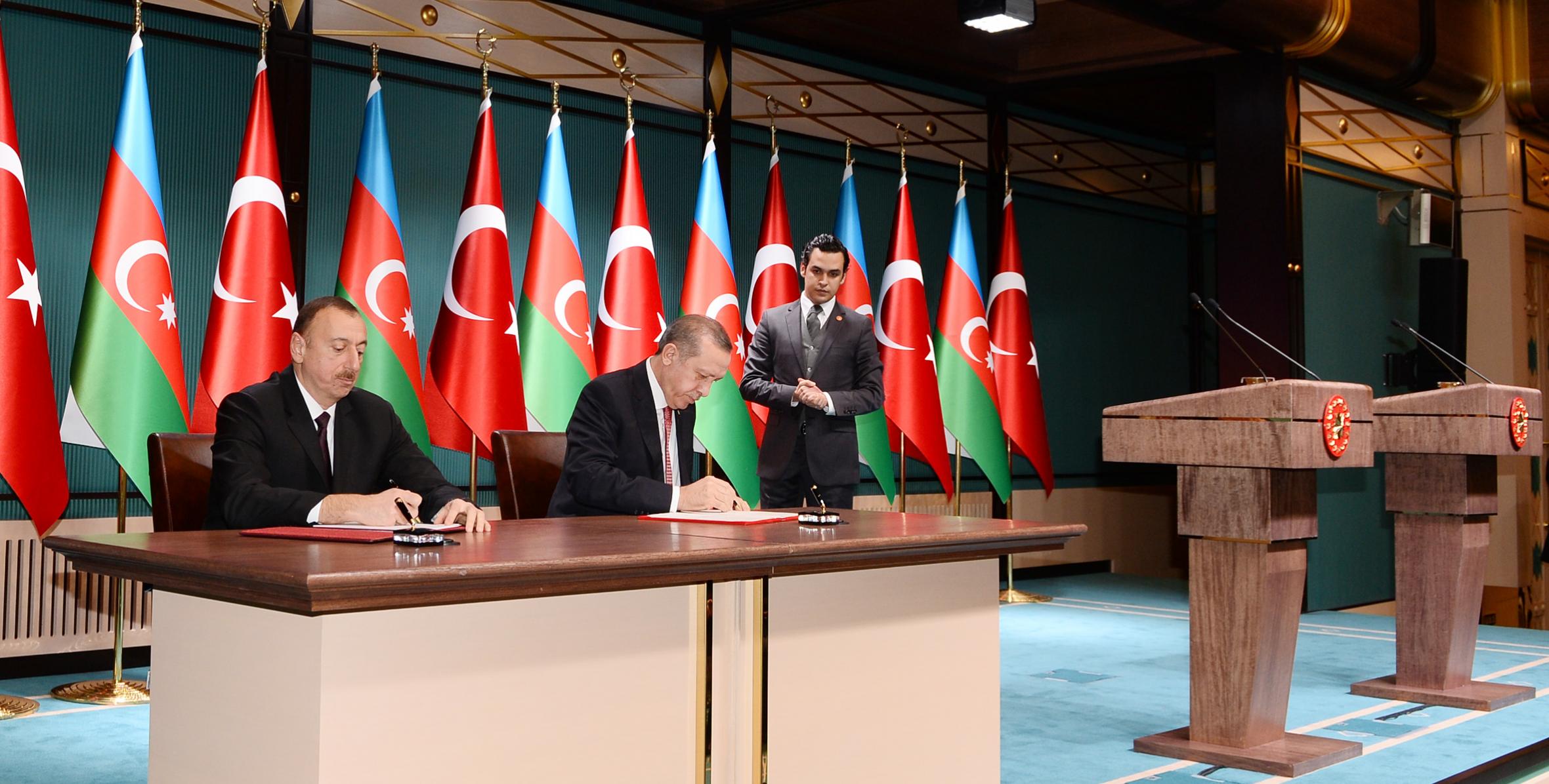 Azerbaijani-Turkish documents were signed in Ankara