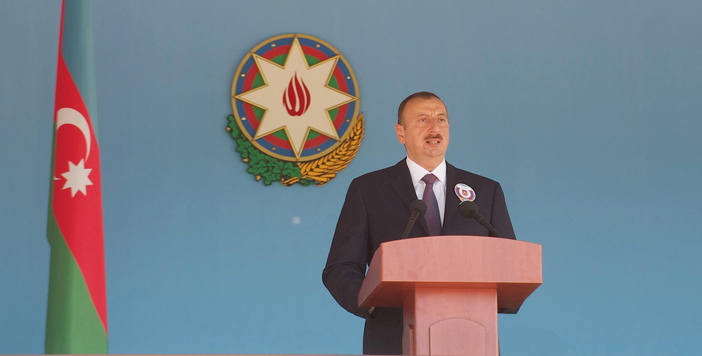 Речь Ильхама Алиева на торжественной церемонии, посвященнoй очередному выпуску военных учебных заведений специального назначения