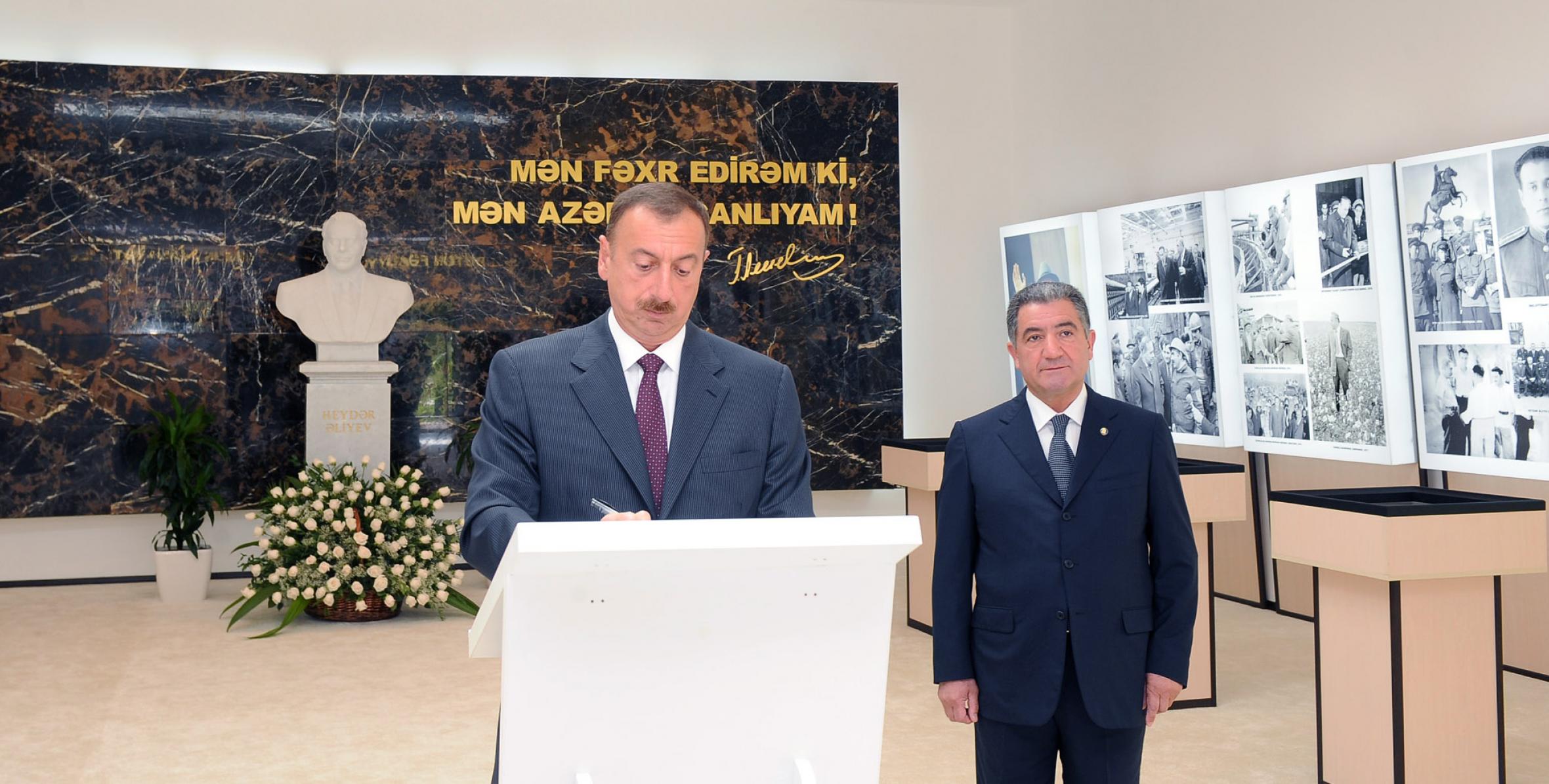 Visit of Ilham Aliyev to Khizi region