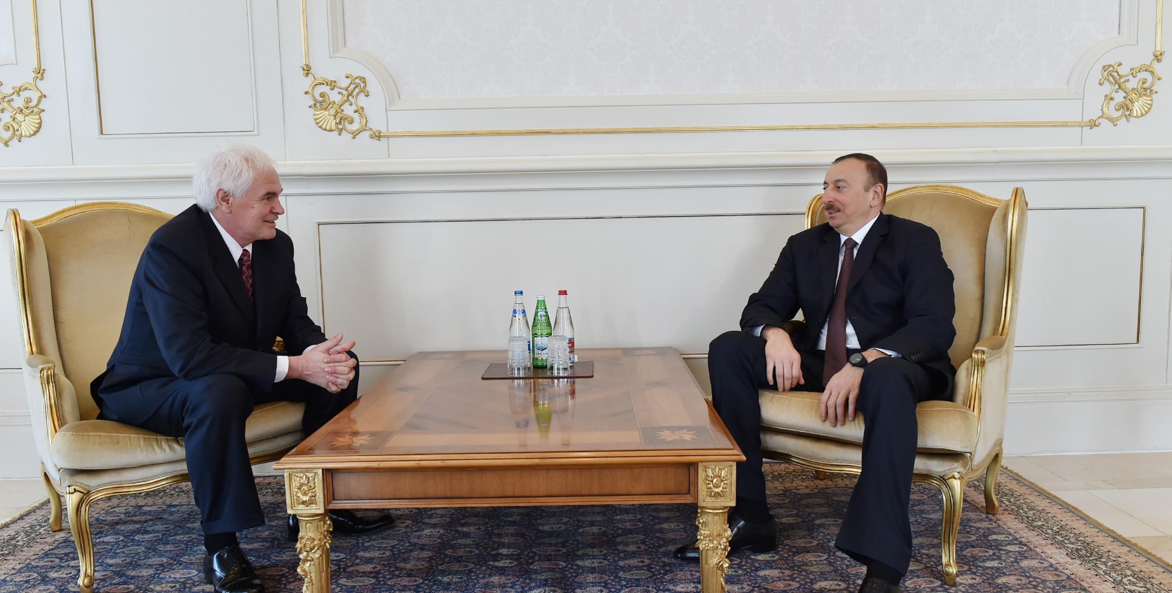 Ilham Aliyev received the credentials of the newly-appointed Ambassador of Montenegro