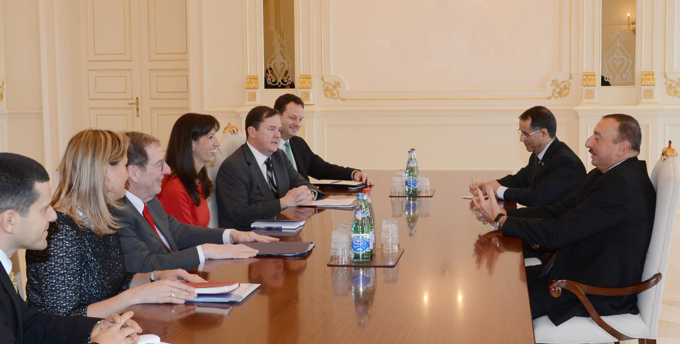 Ilham Aliyev received a delegation led by US Deputy Assistant Secretary of State in the Bureau of Democracy, Human Rights and Labor