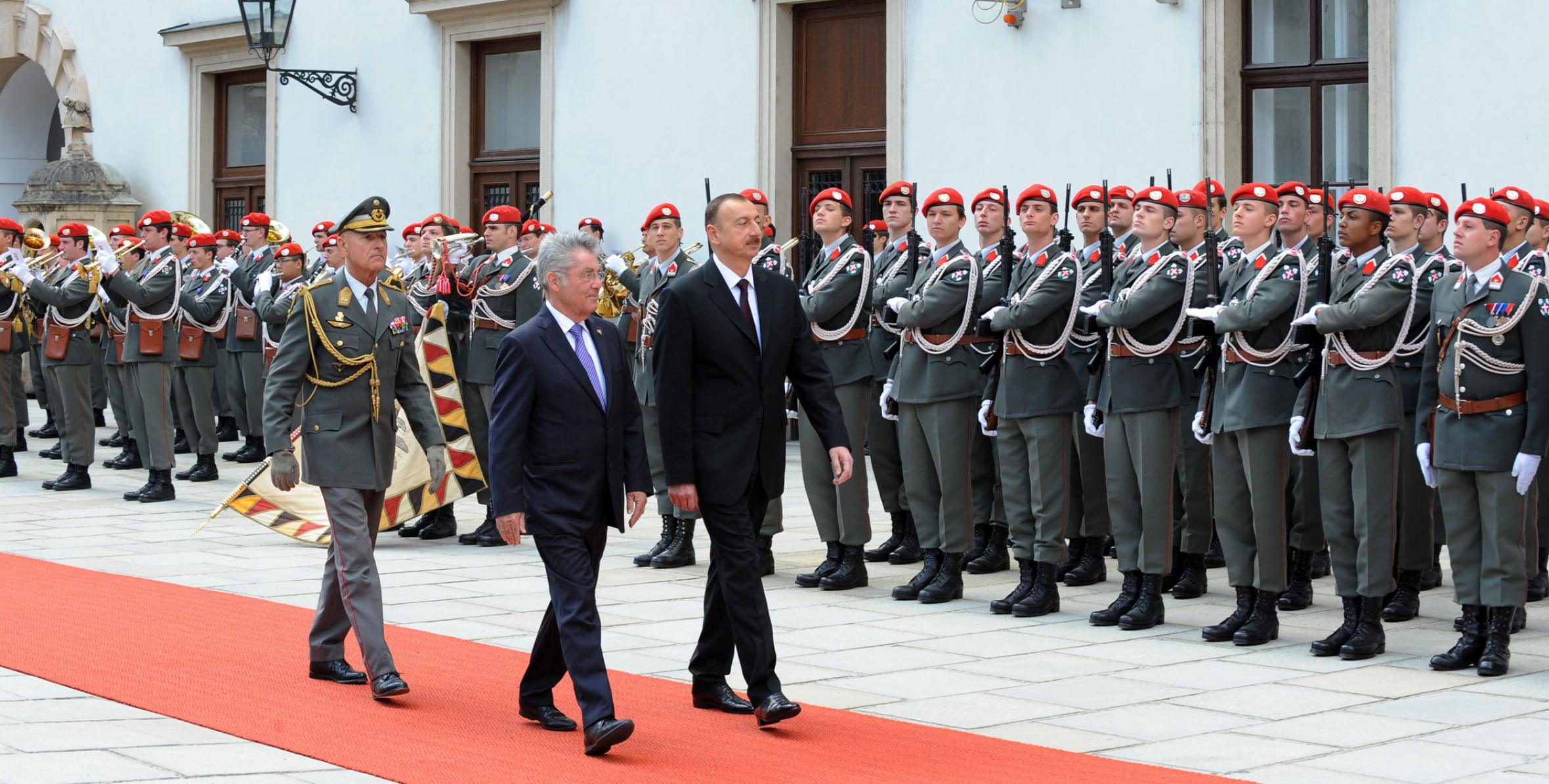 Official welcoming ceremony for Ilham Aliyev was held in Vienna
