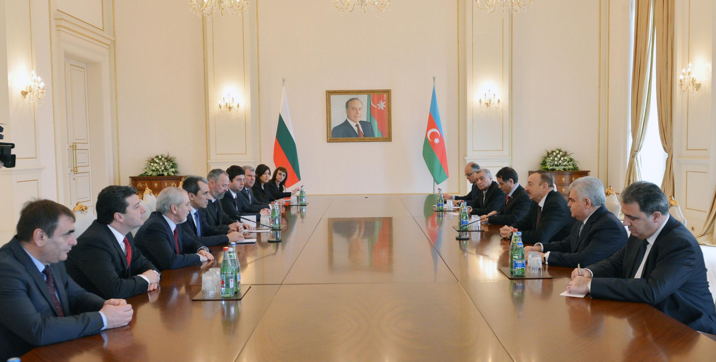 Ilham Aliyev received a delegation led by Bulgarian Prime Minister Plamen Oresharski