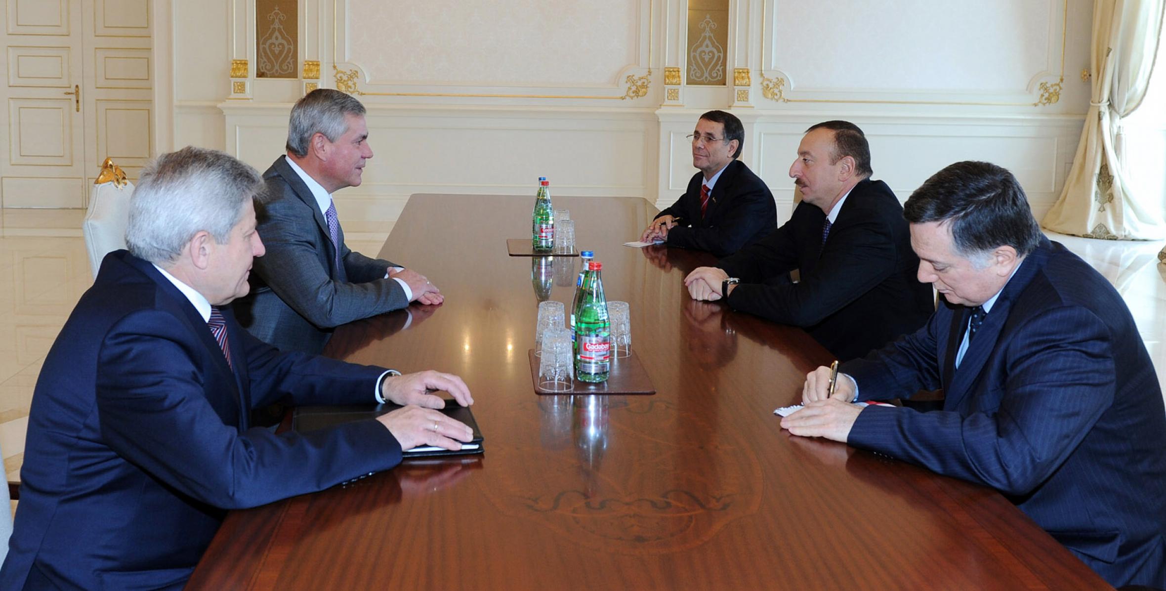 Ильхам Алиев принял председателя Палаты представителей парламента Беларуси