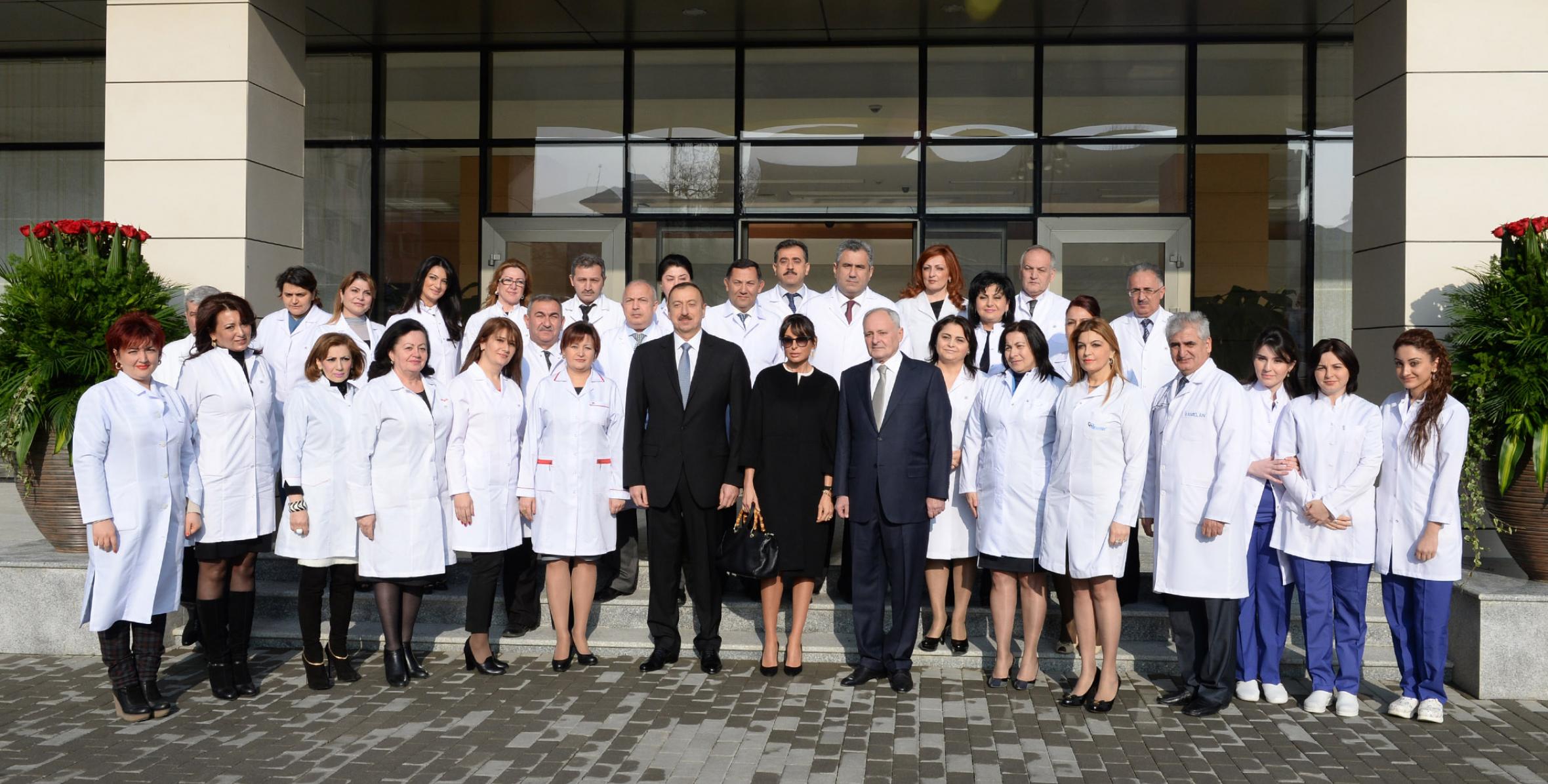 Ilham Aliyev attended the opening of the Baku Health Center