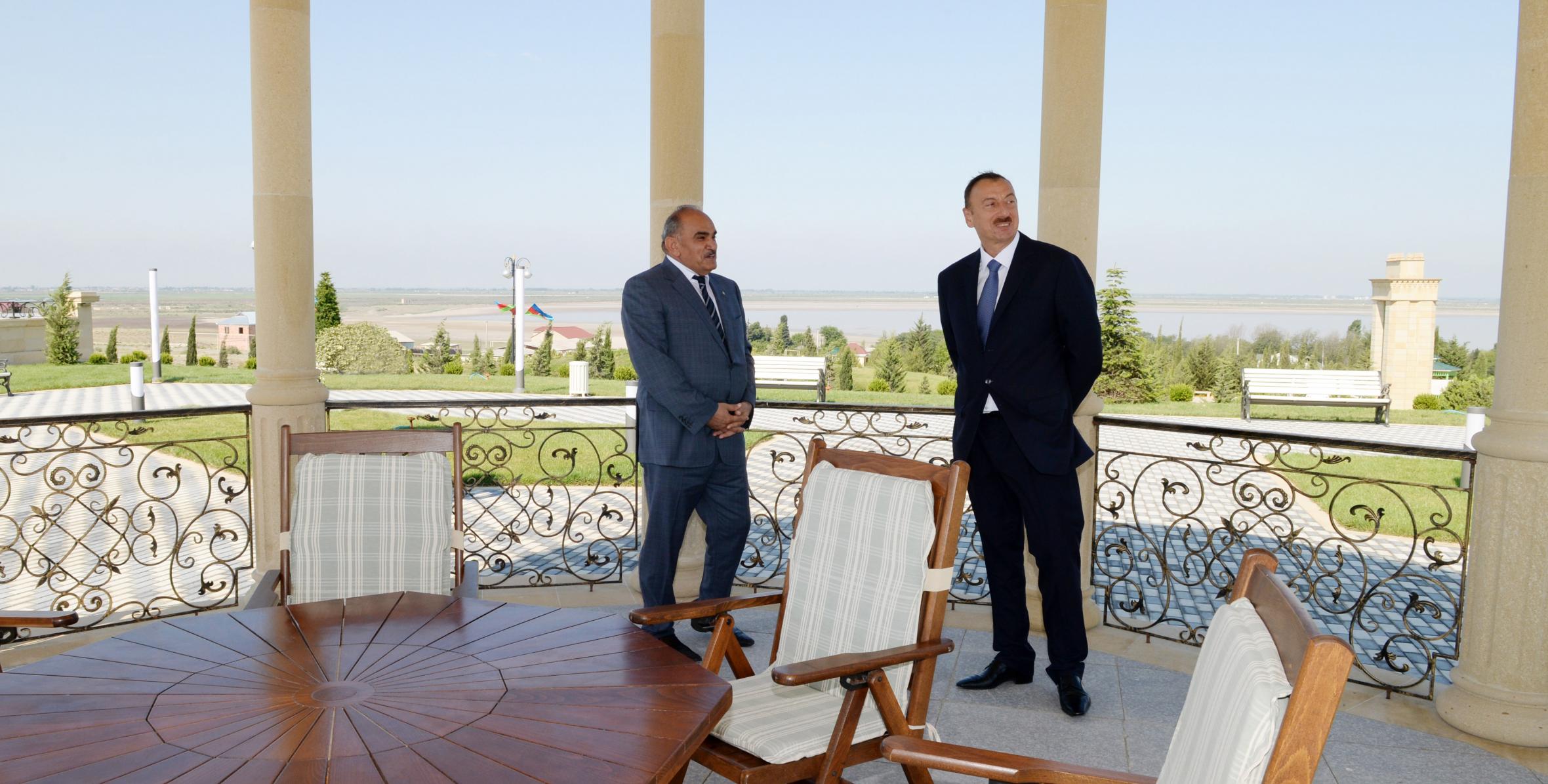 Ilham Aliyev reviewed the Flag Square in Shirvan