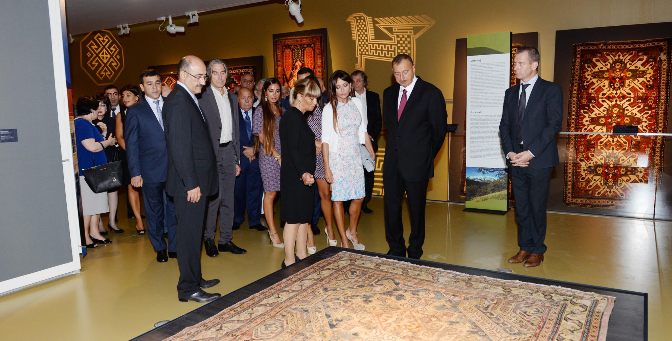 Ильхам Алиев принял участие в открытии нового здания Азербайджанского музея ковра