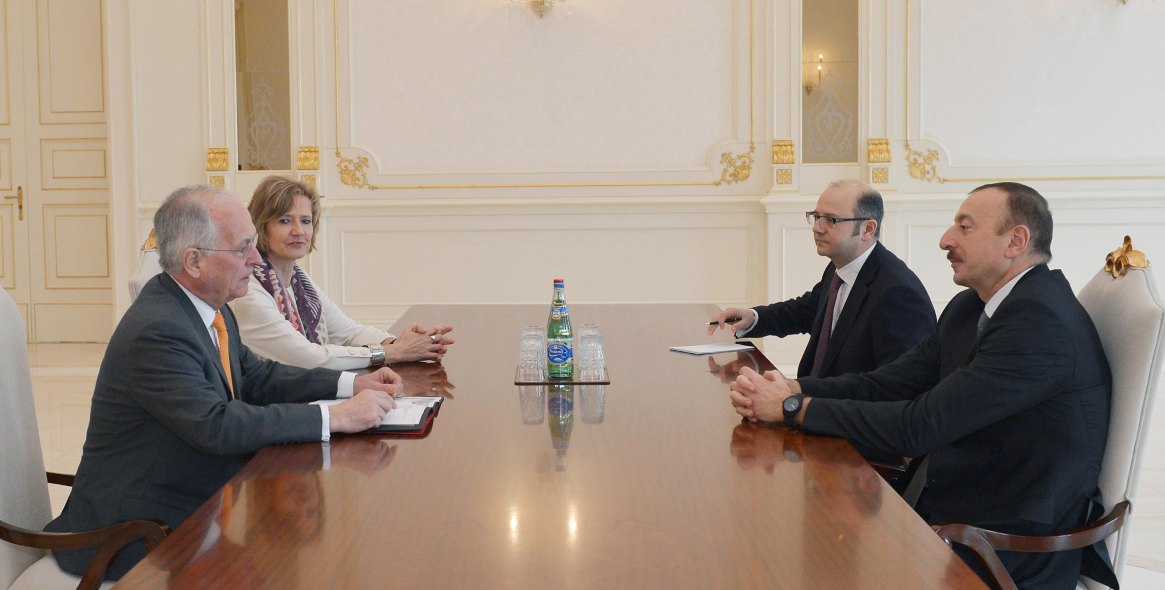 Ilham Aliyev received the Chairman of the Munich Security Conference