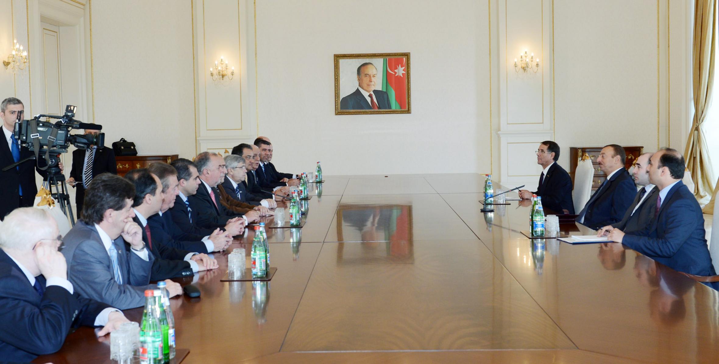 Ilham Aliyev received a delegation led by the chairman of the committee of the House of Representatives of Uruguay