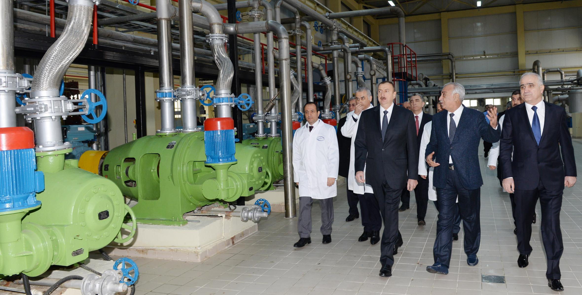 Ильхам Алиев принял участие в открытии Азербайджанского комбината по производству бумаги и картона, созданного при «Промышленном парке Азерсун» в Сумгайыте