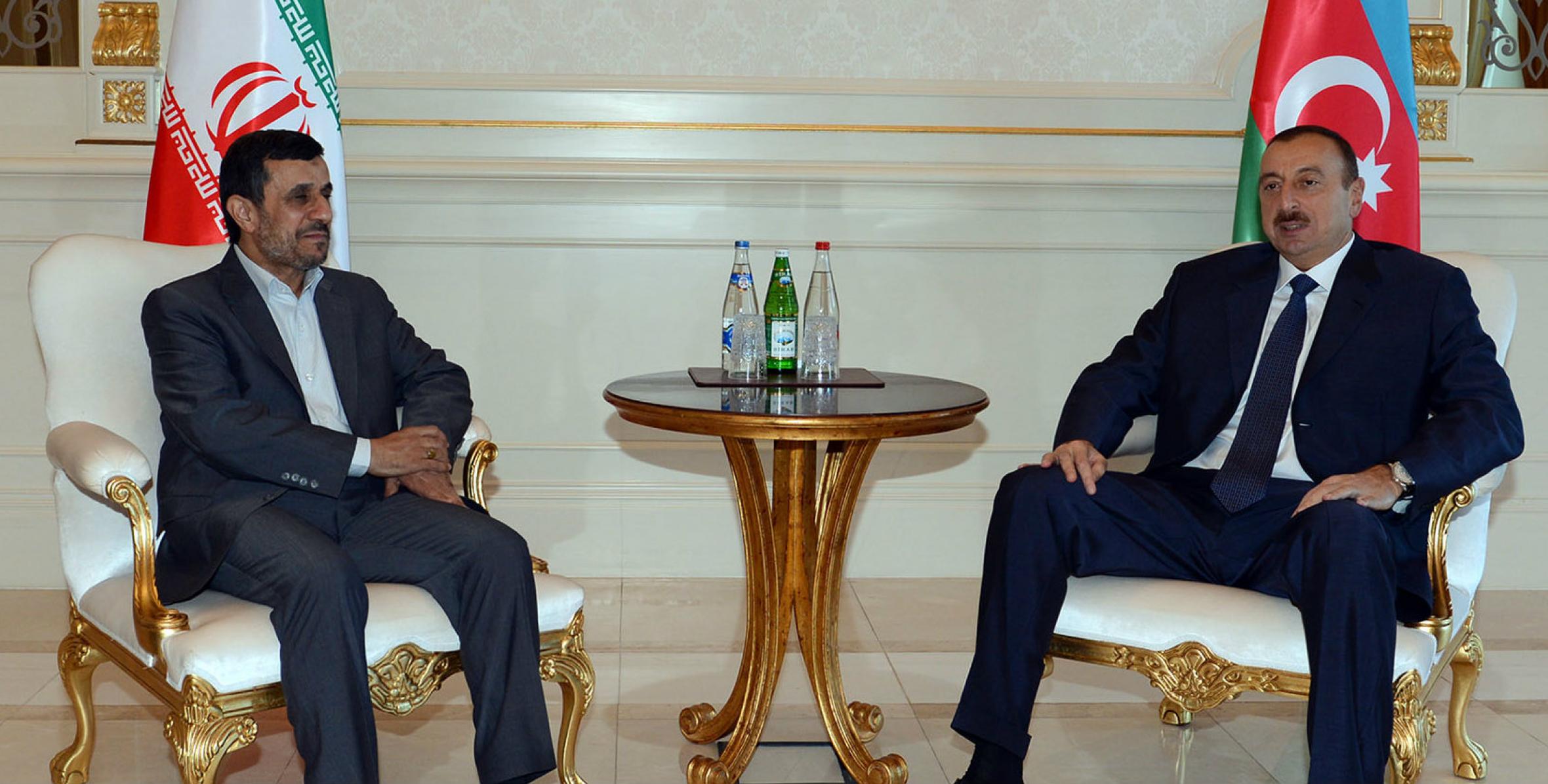 Ильхам Алиев встретился с Президентом Ирана Махмудом Ахмадинежадом
