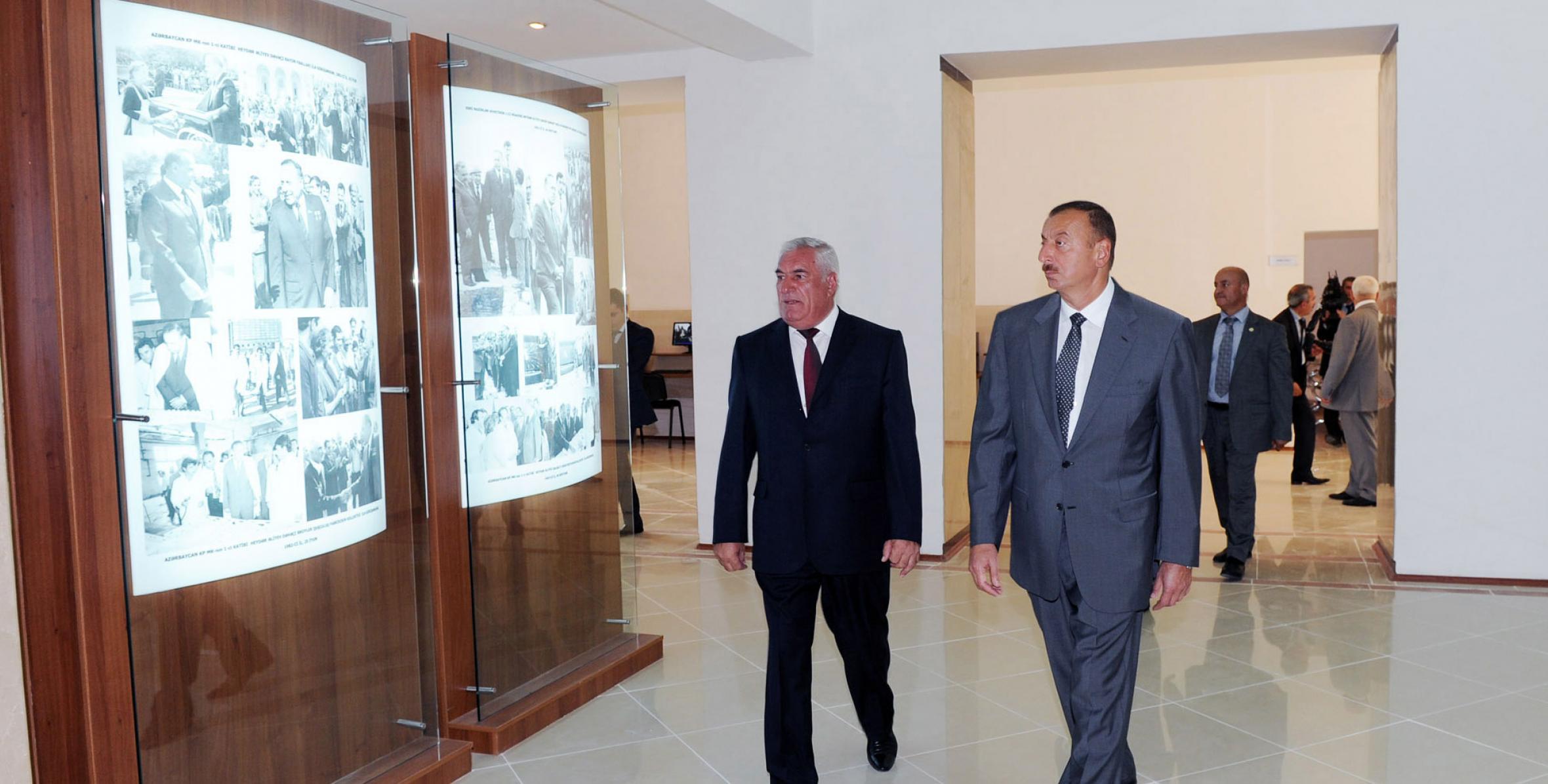 Ilham Aliyev attended the opening of the Heydar Aliyev Center in the town of Shabran