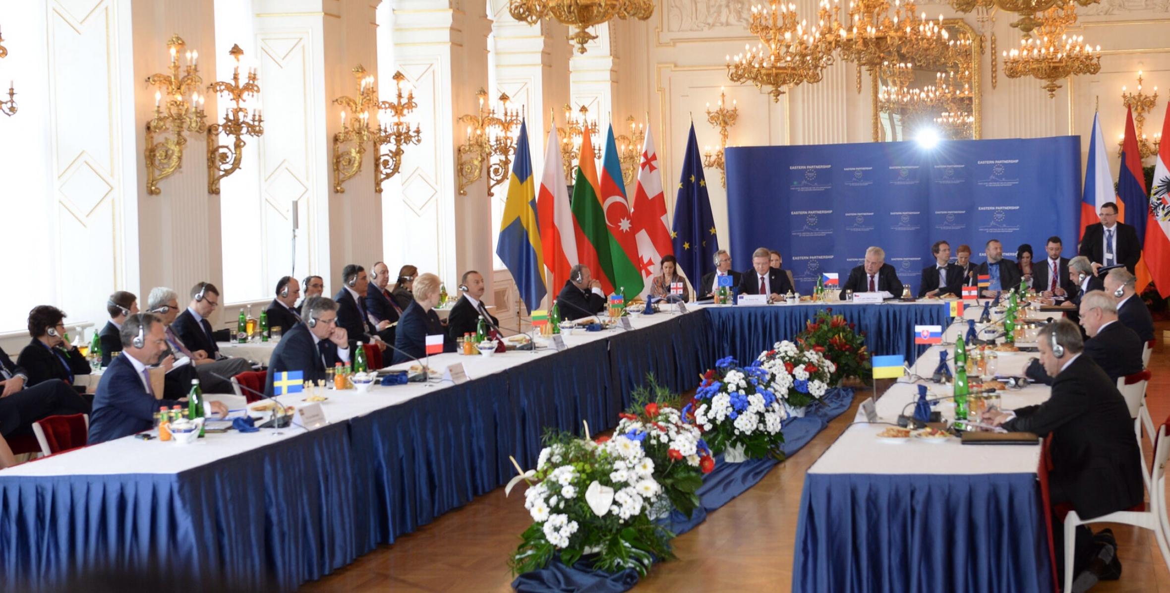 Ильхам Алиев выступил  в Праге на саммите, посвященном пятилетию программы Европейского Союза «Восточное партнерство»