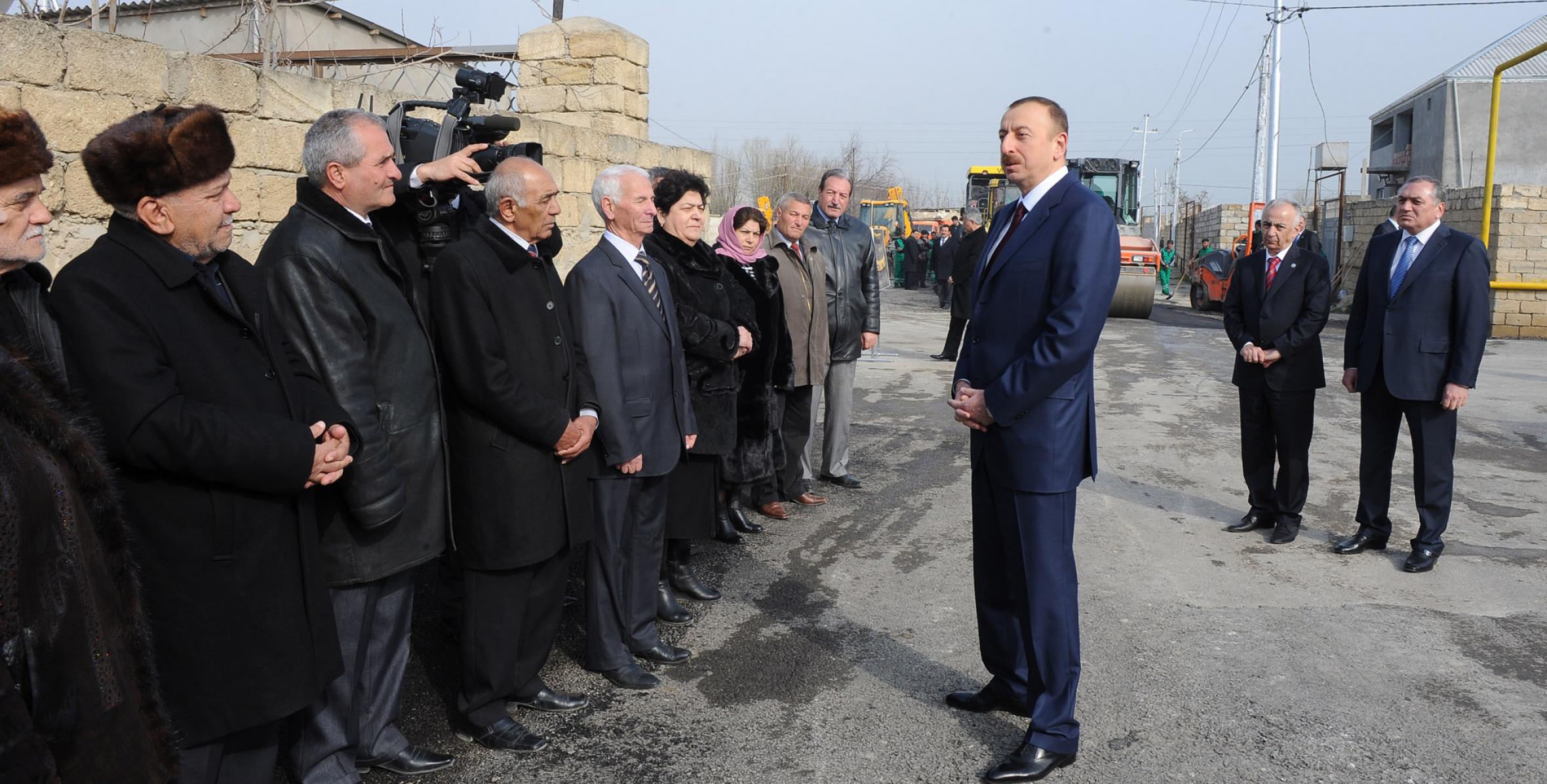 Speech by Ilham Aliyev at a meeting with residents of Zabrat district of Sabunchu region