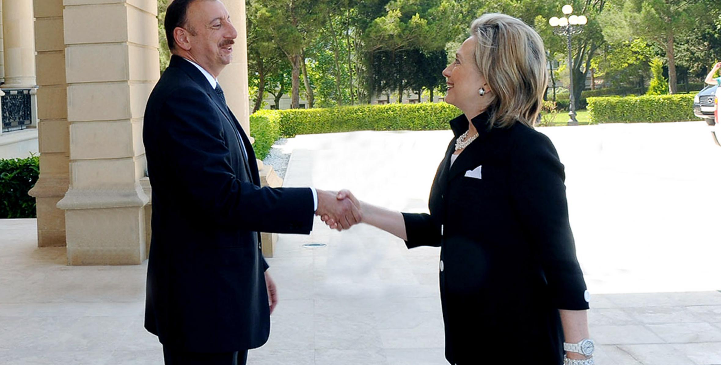 Ilham Aliyev received US State Secretary Hillary Clinton / 04 July 2010