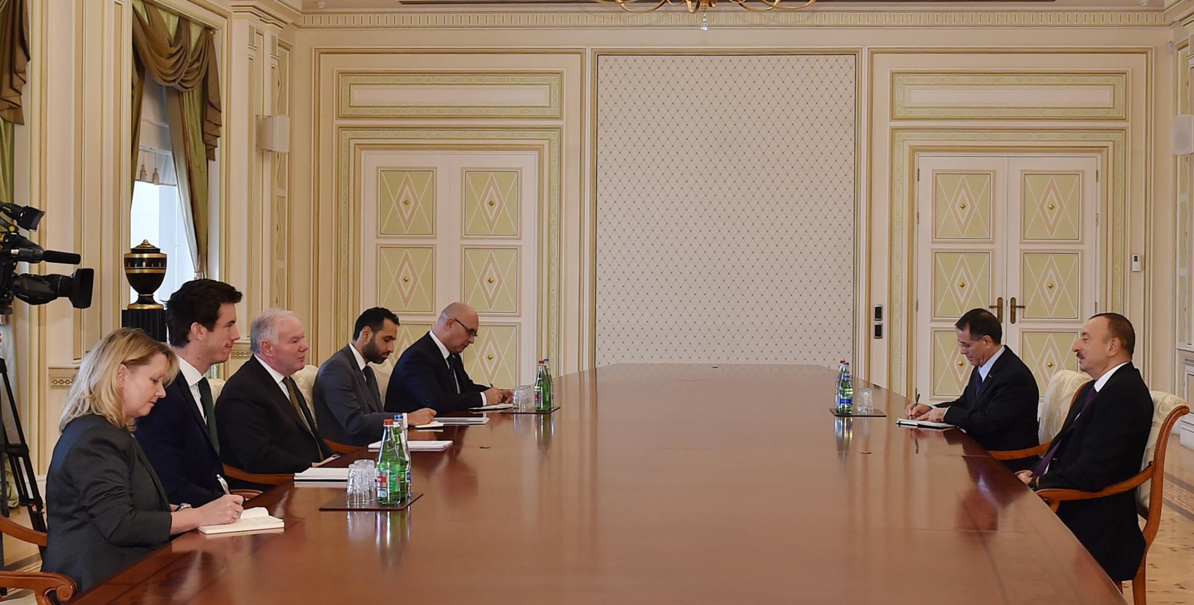 Ilham Aliyev received a delegation led by the British Prime Ministerial Trade Envoy