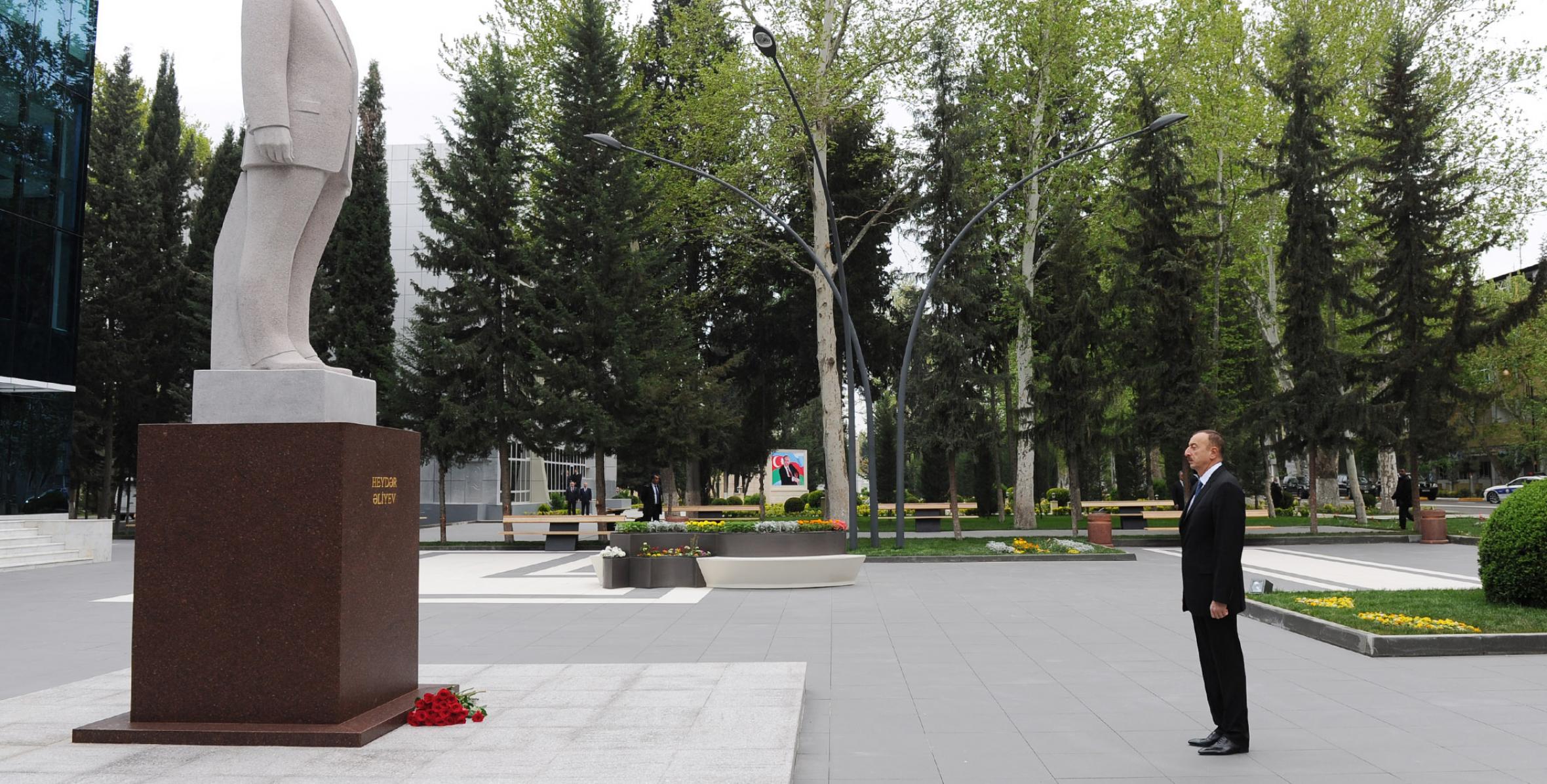 Ильхам Алиев побывал в городе Мингячевир