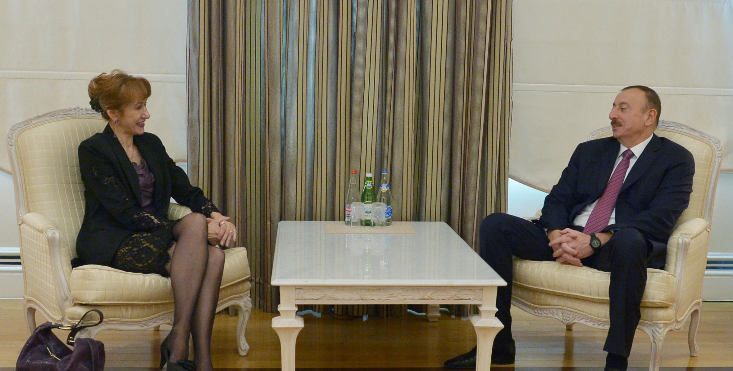 Ilham Aliyev received incoming head of the Council of Europe`s Office in Baku