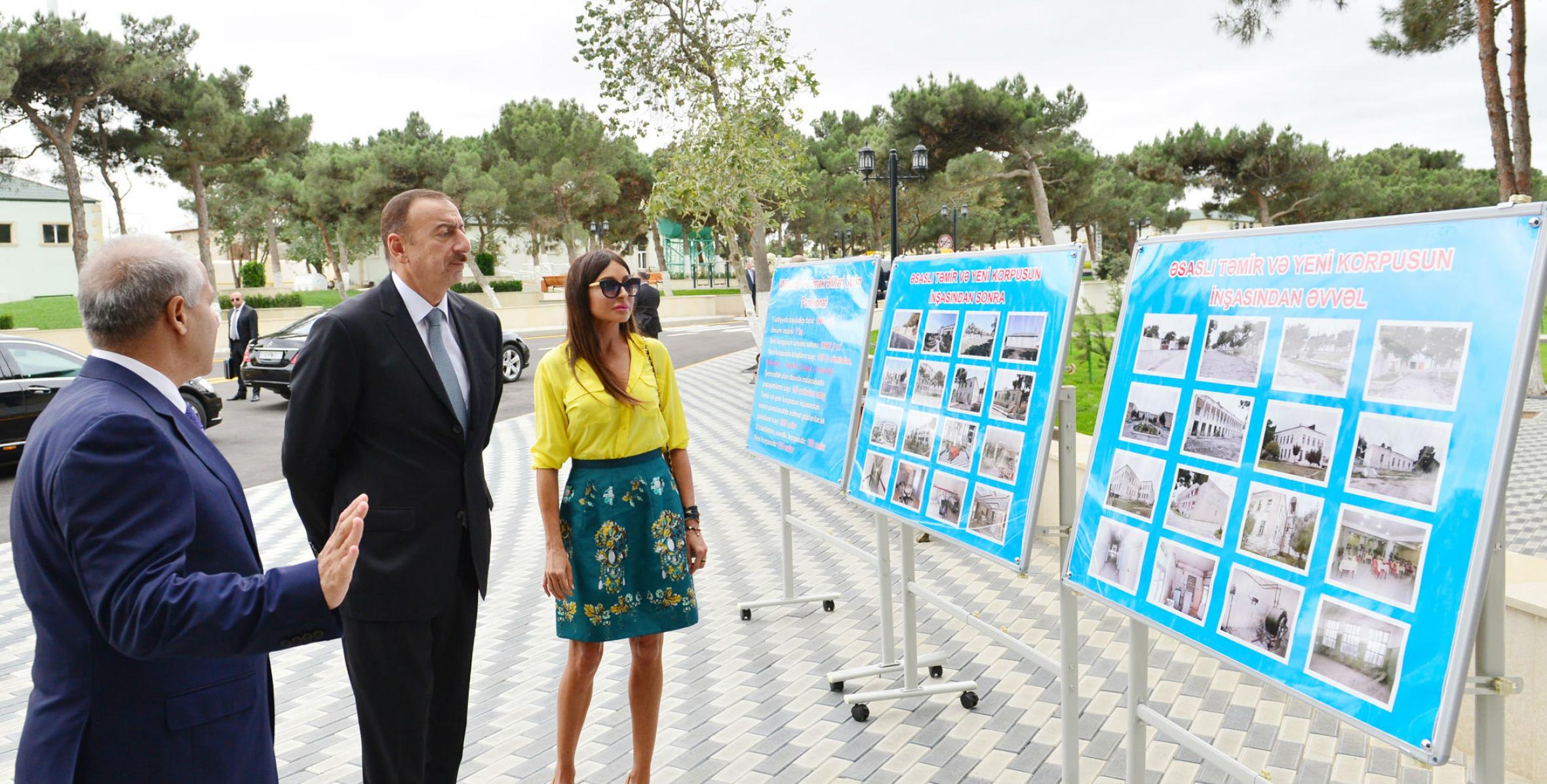 Ilham Aliyev attended the opening of a care home for disabled war and labor veterans in the Bilgah settlement of Baku after major overhaul and reconstruction