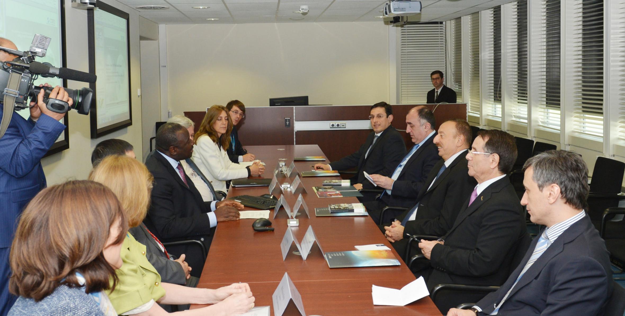 Ильхам Алиев встретился в Вене с исполнительным секретарем Подготовительной комиссии Организации Договора о всеобъемлющем запрещении ядерных испытаний