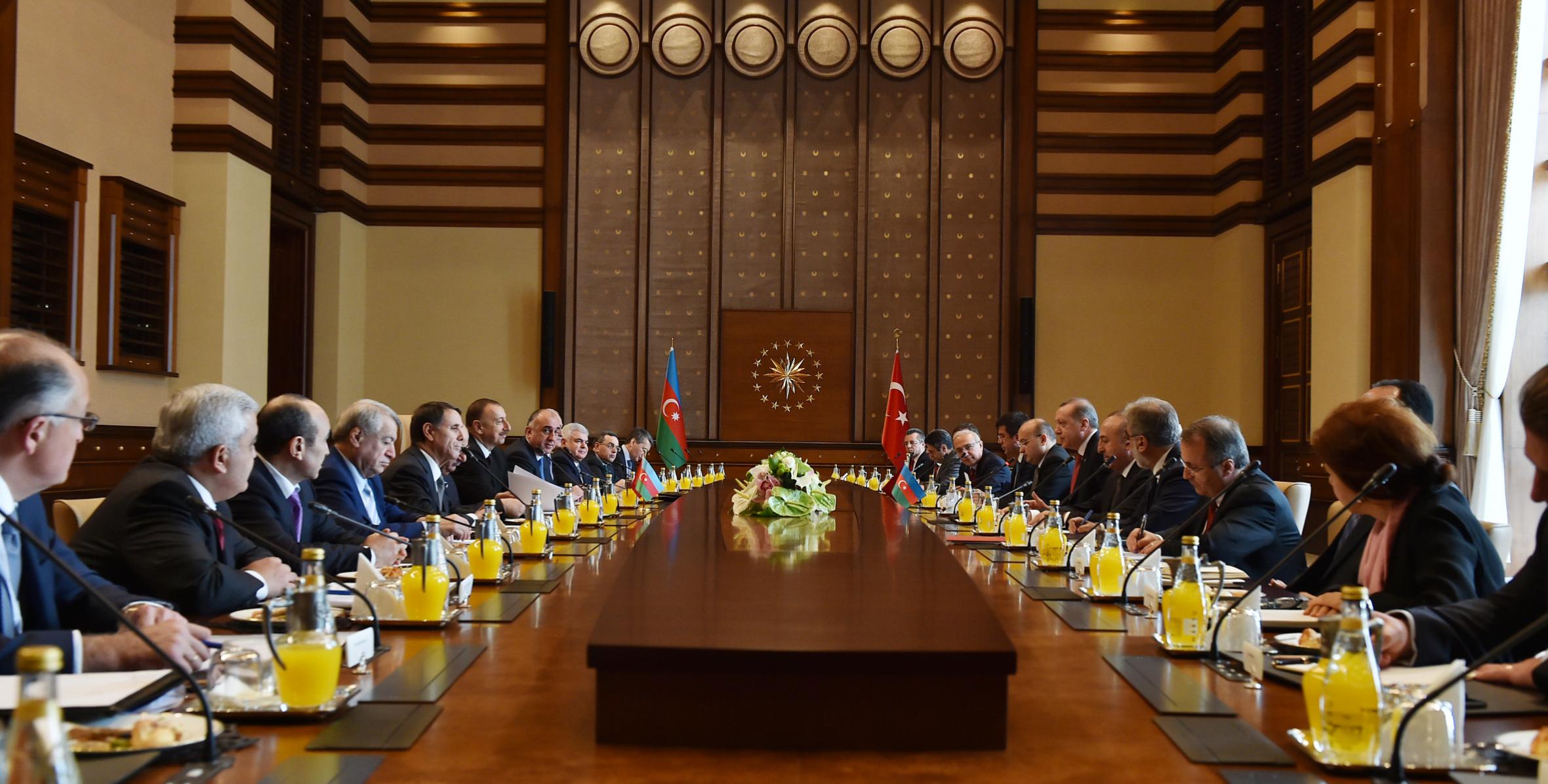 Состоялось четвертое заседание Совета стратегического сотрудничества высокого уровня Турция-Азербайджан