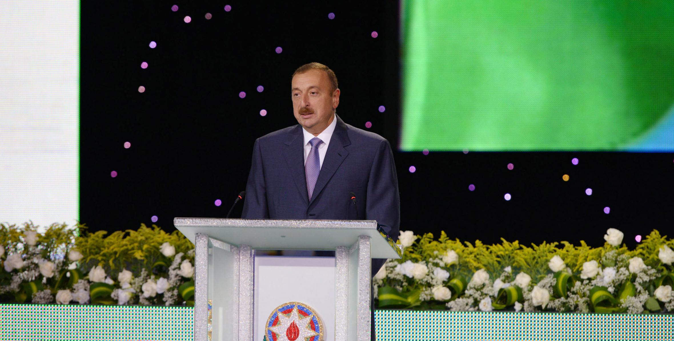 Speech by Ilham Aliyev at meeting with the sportsmen who took part in the 30th Summer Olympic Games in London