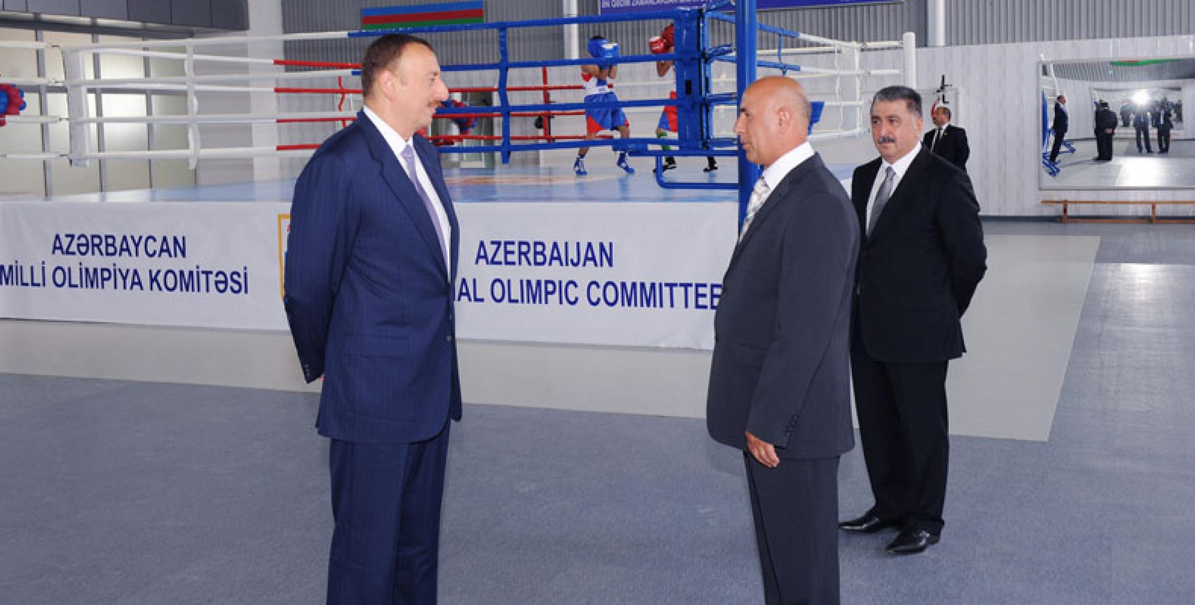 Ilham Aliyev attended the opening ceremony of Regional Boxing Training Center in Lankaran