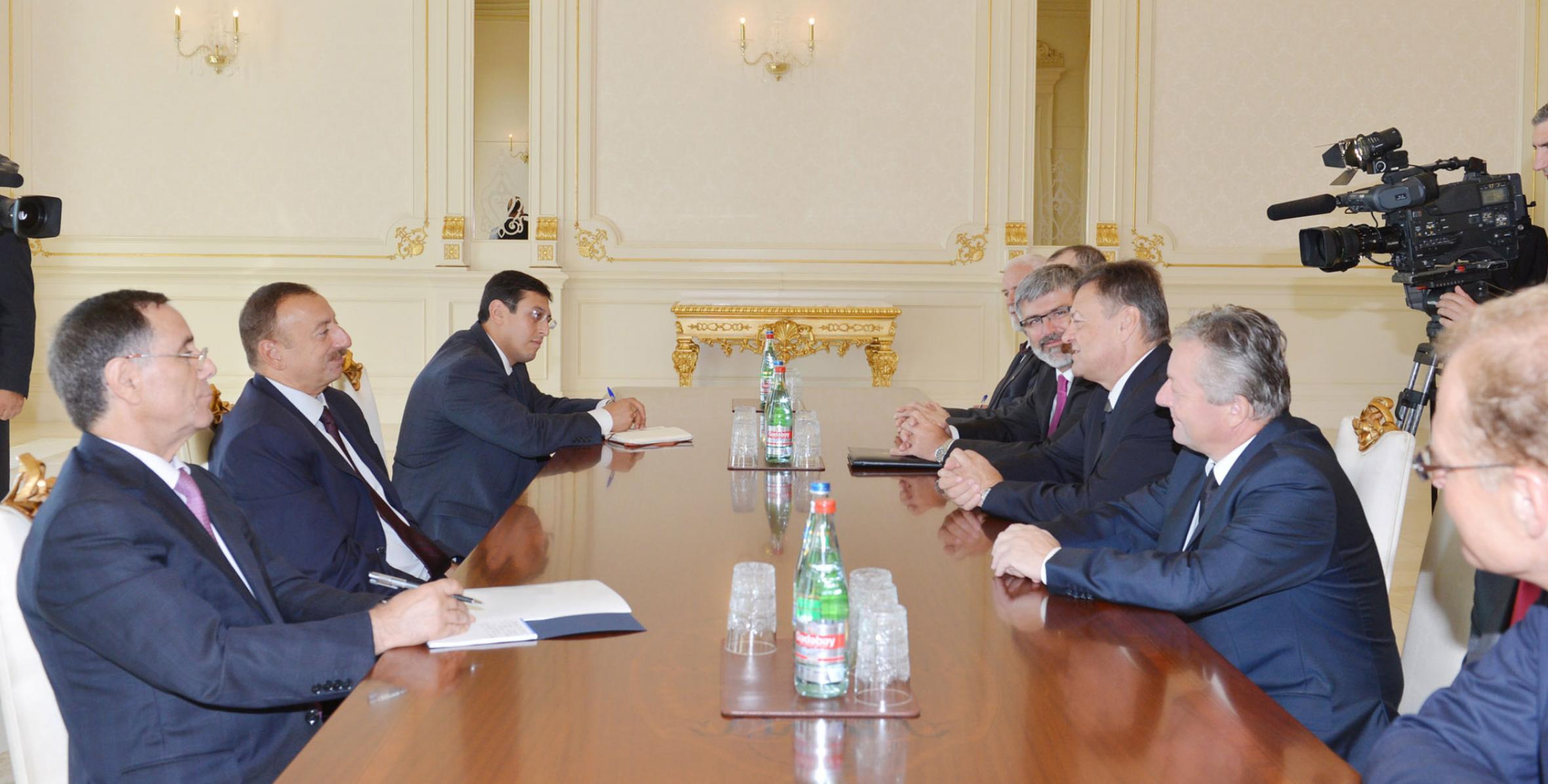 Ilham Aliyev received a delegation led by the Mayor of Ljubljana, which also included the ministers of defense, economic development and technology of Slovenia