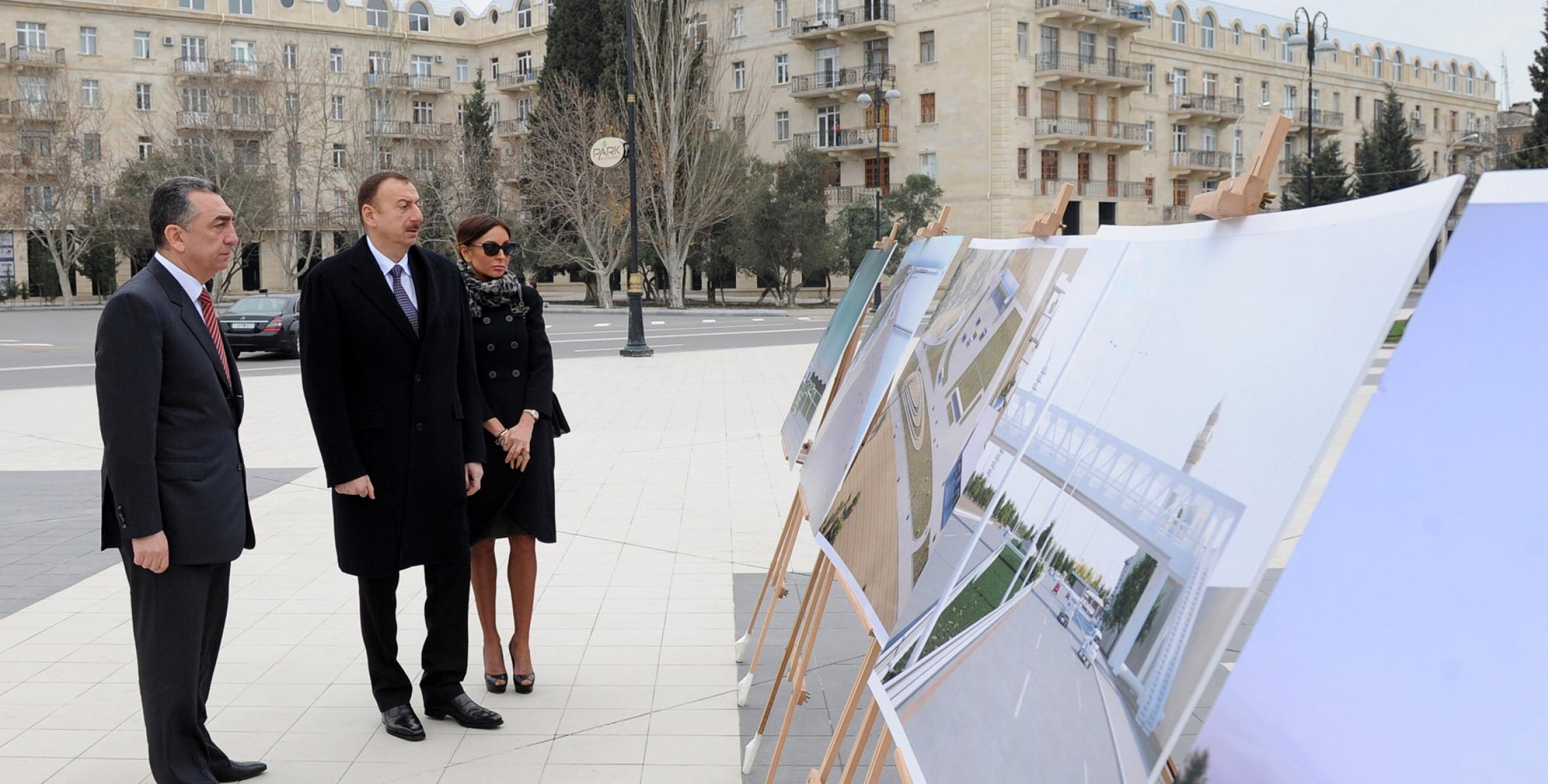 Ильхам Алиев ознакомился с ходом капитальной реконструкции в Сумгайытском городском приморском парке культуры и отдыха