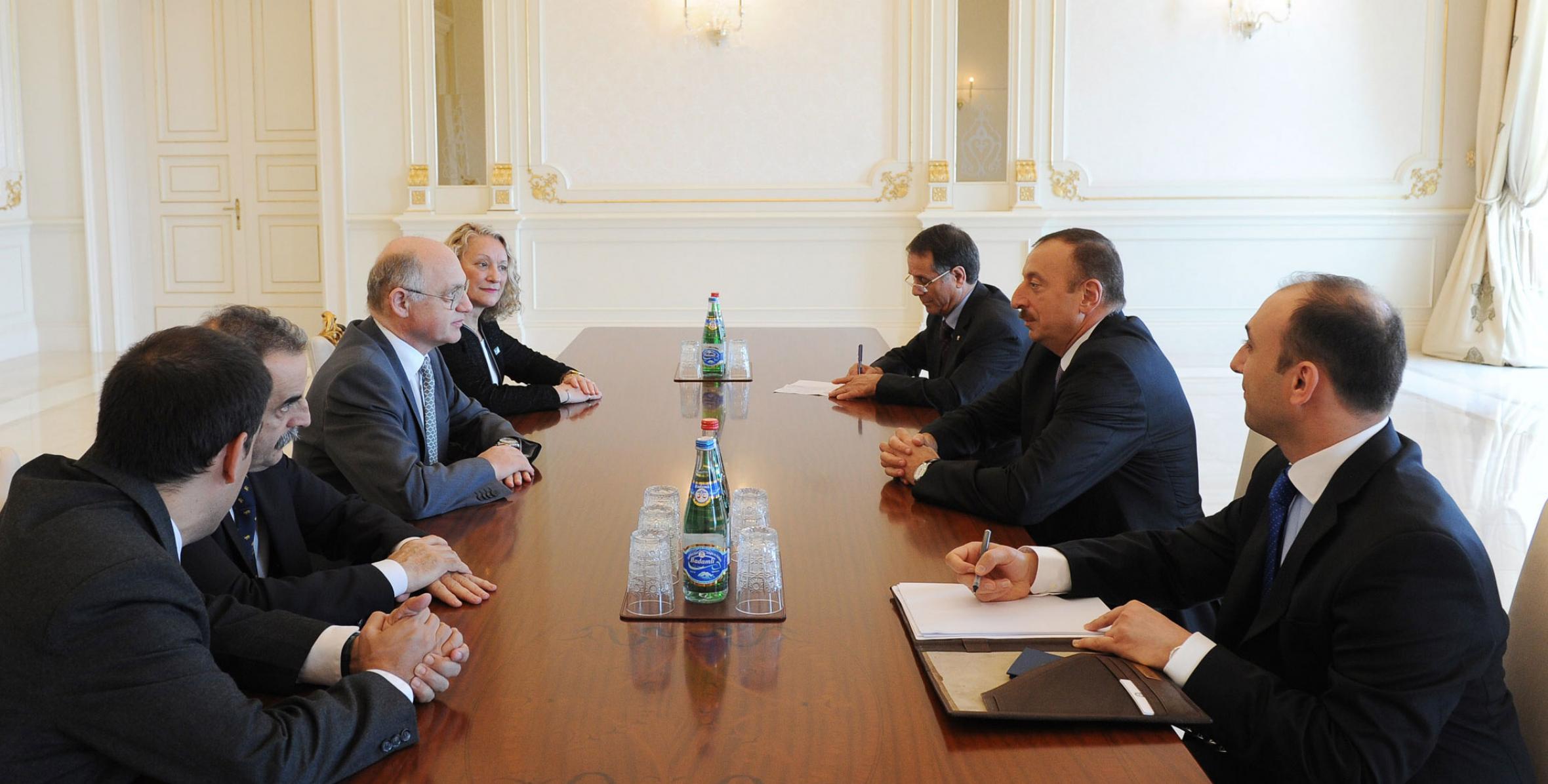 Ilham Aliyev received a delegation led by the Argentine foreign relations and worship minister