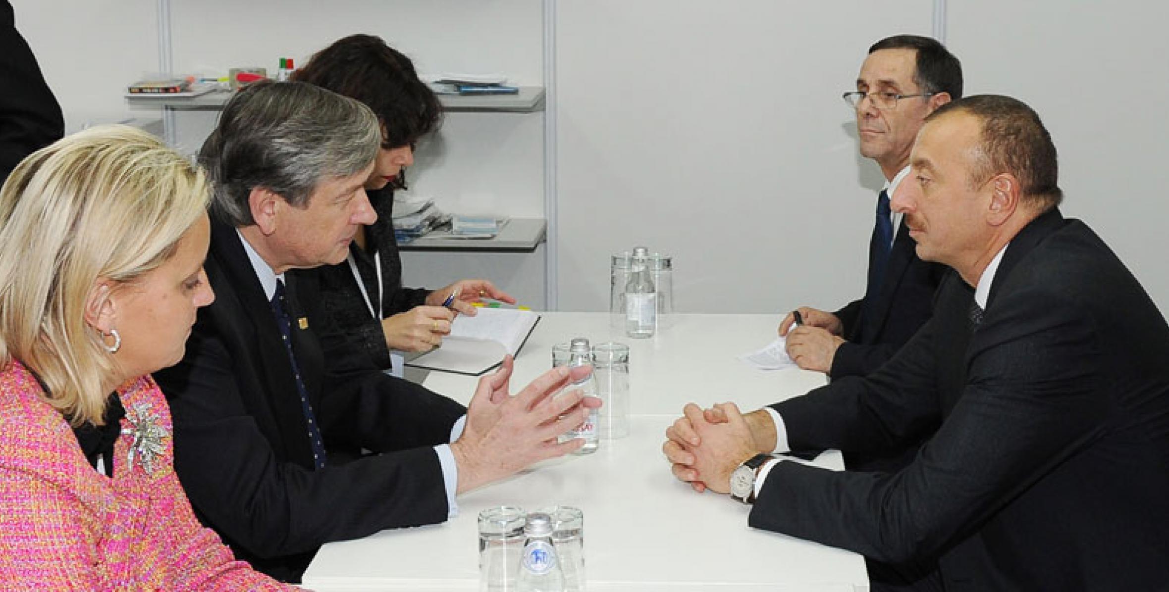 Ilham Aliyev had a meeting with President of Slovenia Danilo Turk