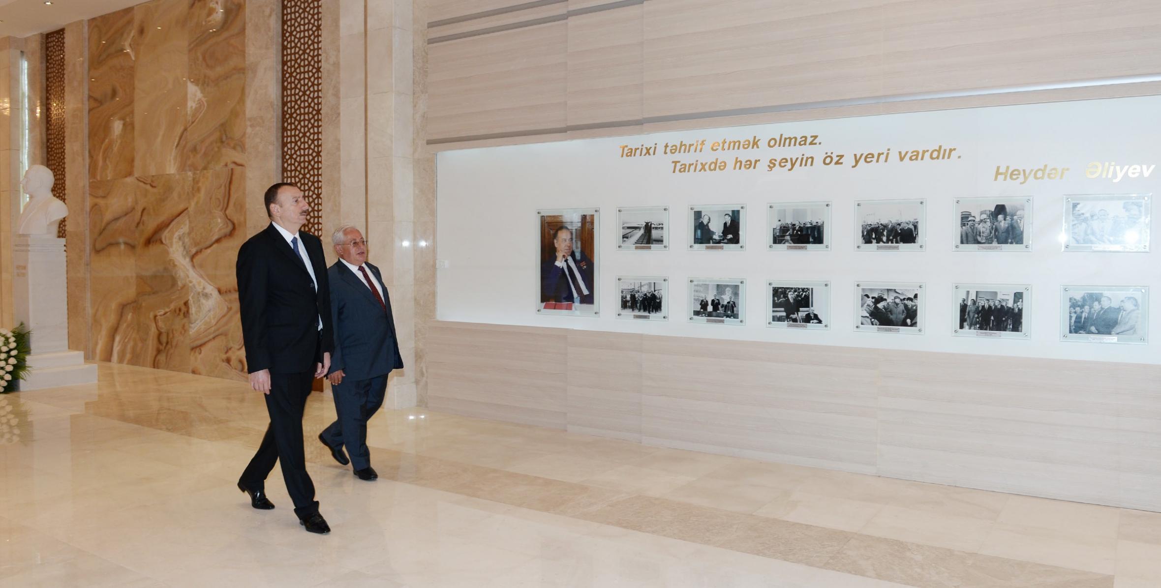 Ilham Aliyev attended the opening of the Heydar Aliyev Center in Neftchala