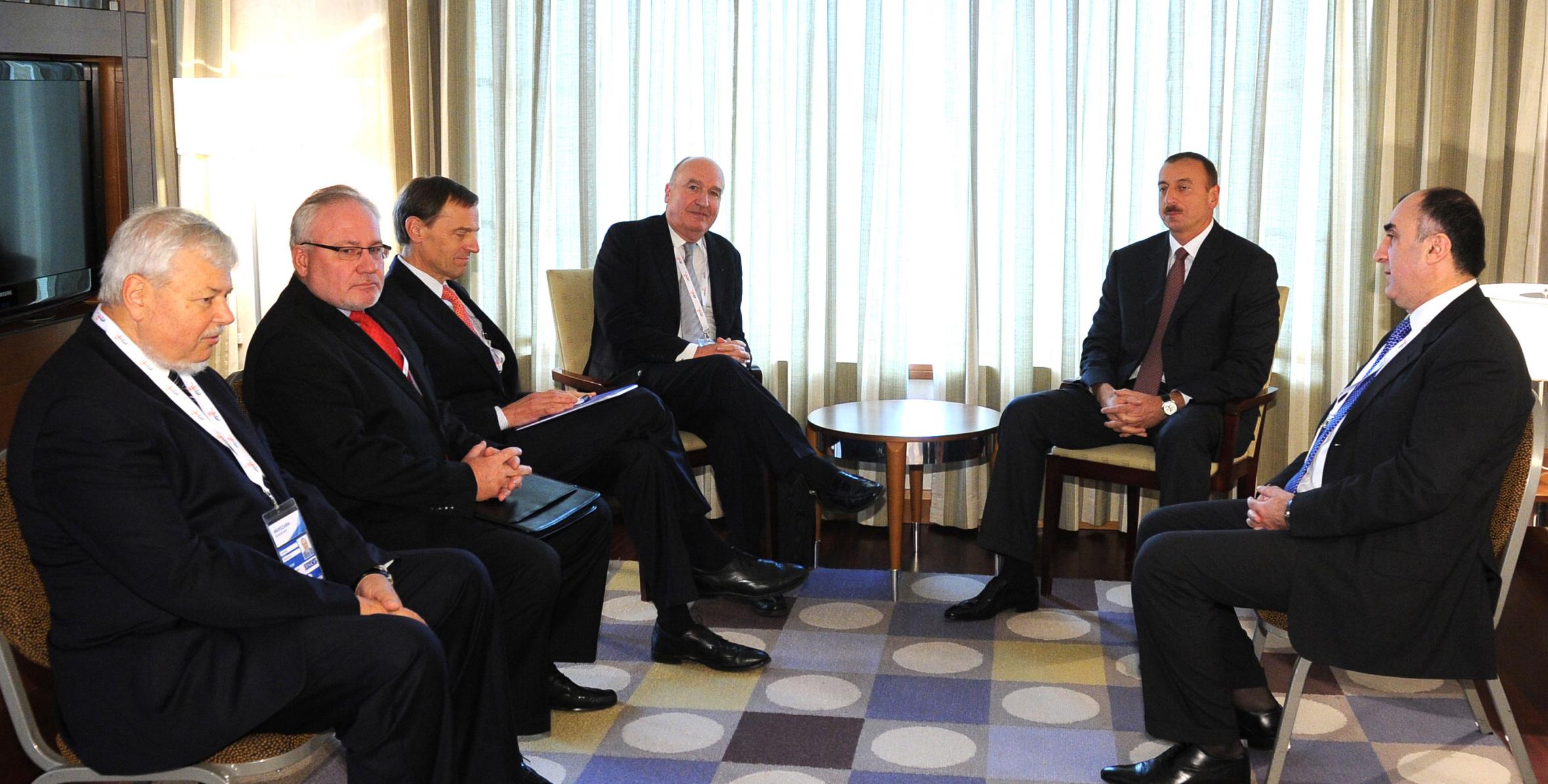 Ильхам Алиев встретился с сопредседателями Минской группы ОБСЕ